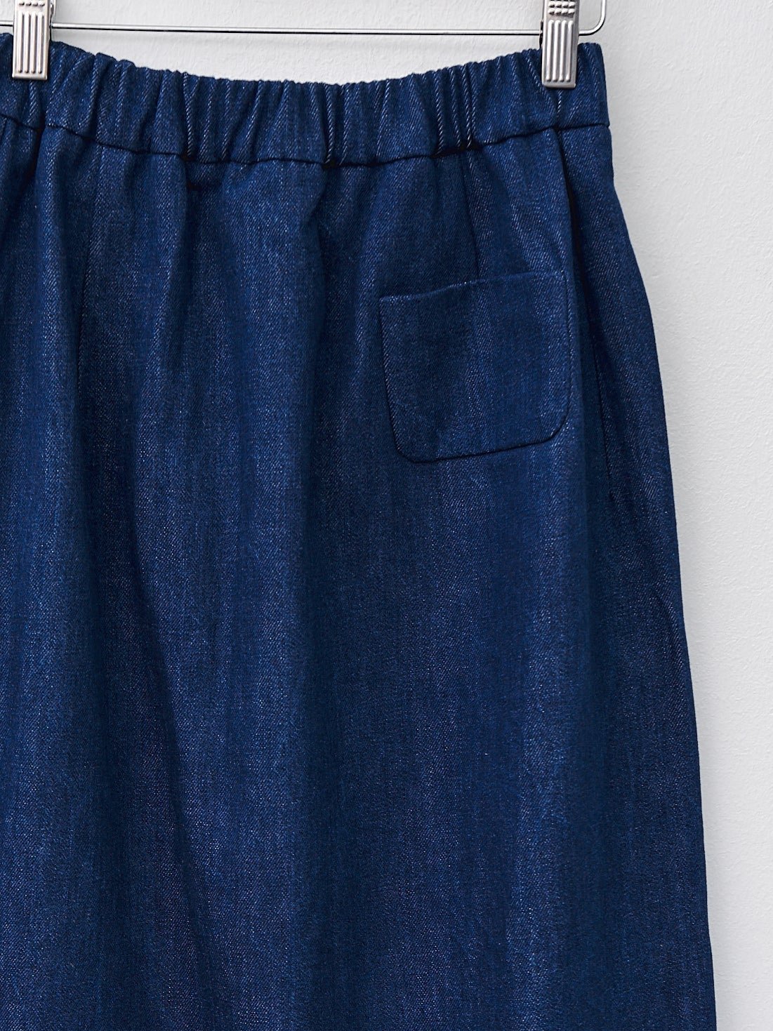 Namu Shop - Eleph Simple Skirt - Blue Denim