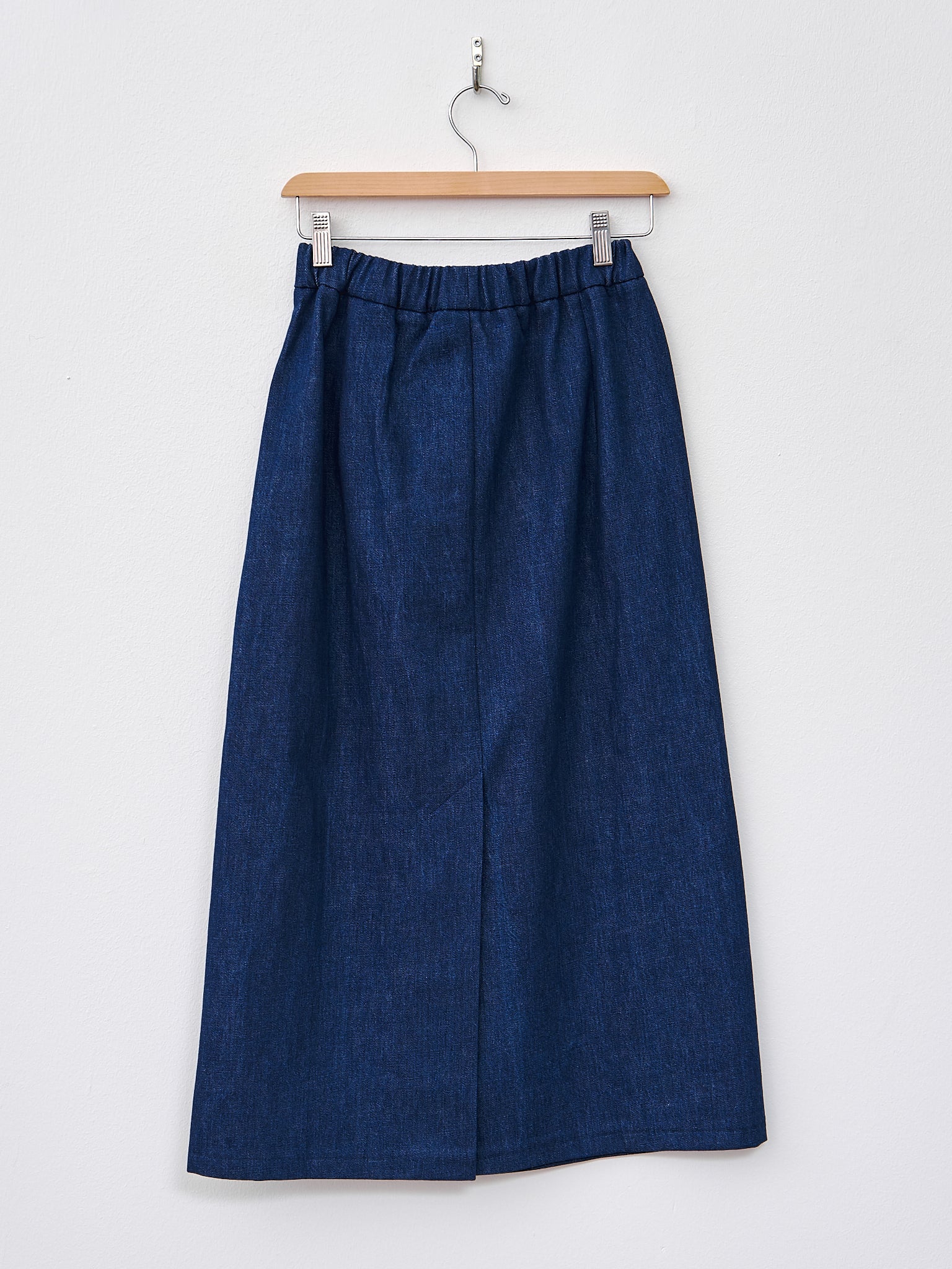 Namu Shop - Eleph Simple Skirt - Blue Denim