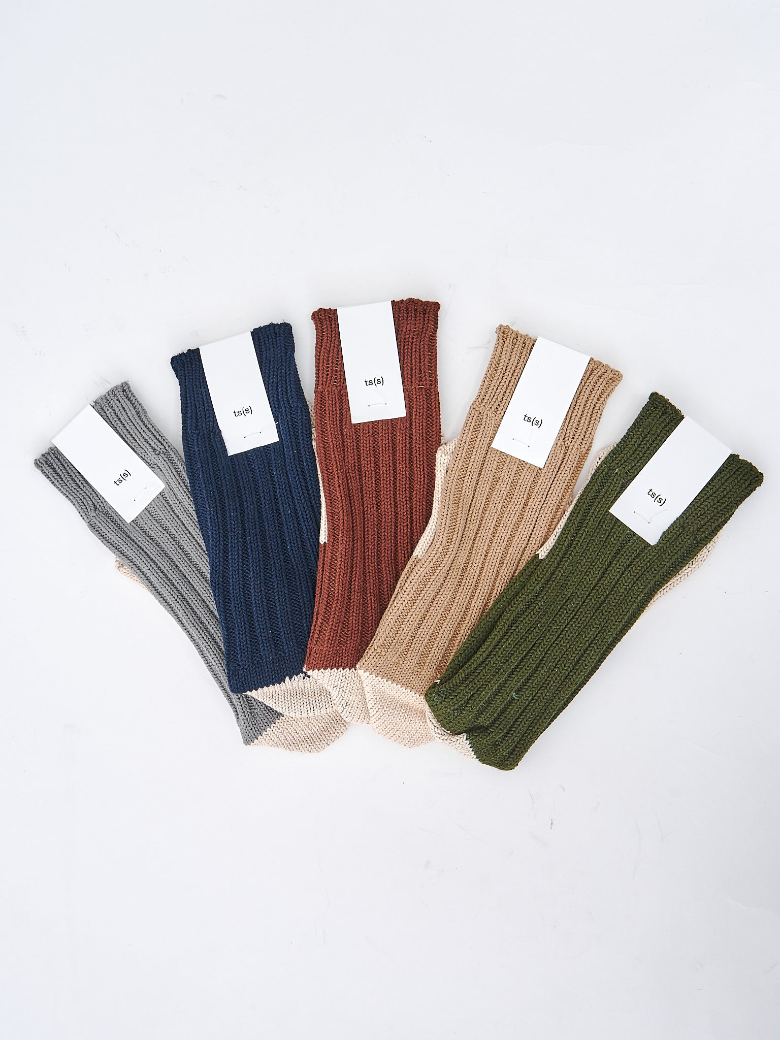 Namu Shop - ts(s) Cotton Rib Socks - 5 Colors