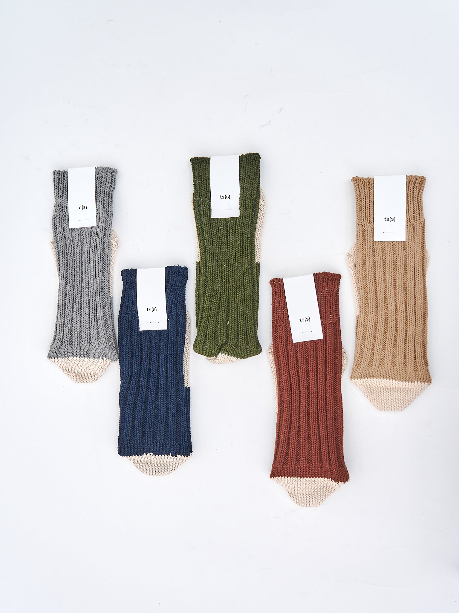 Namu Shop - ts(s) Cotton Rib Socks - 5 Colors