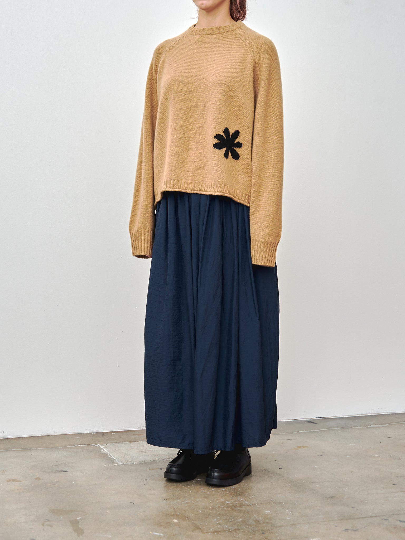 Namu Shop - Eleph Kite Skirt - Navy