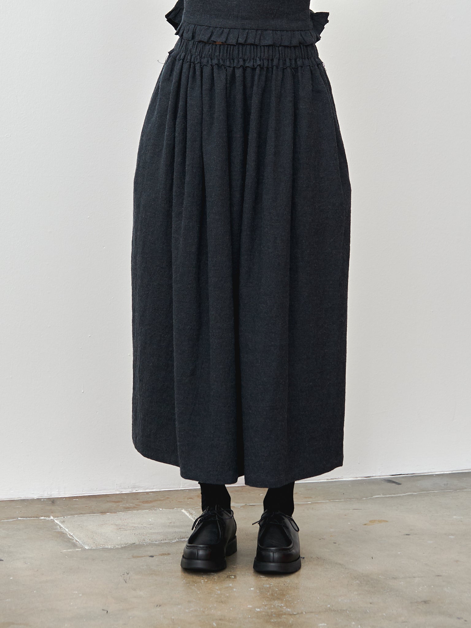 Namu Shop - Eleph Cozy Skirt - Navy