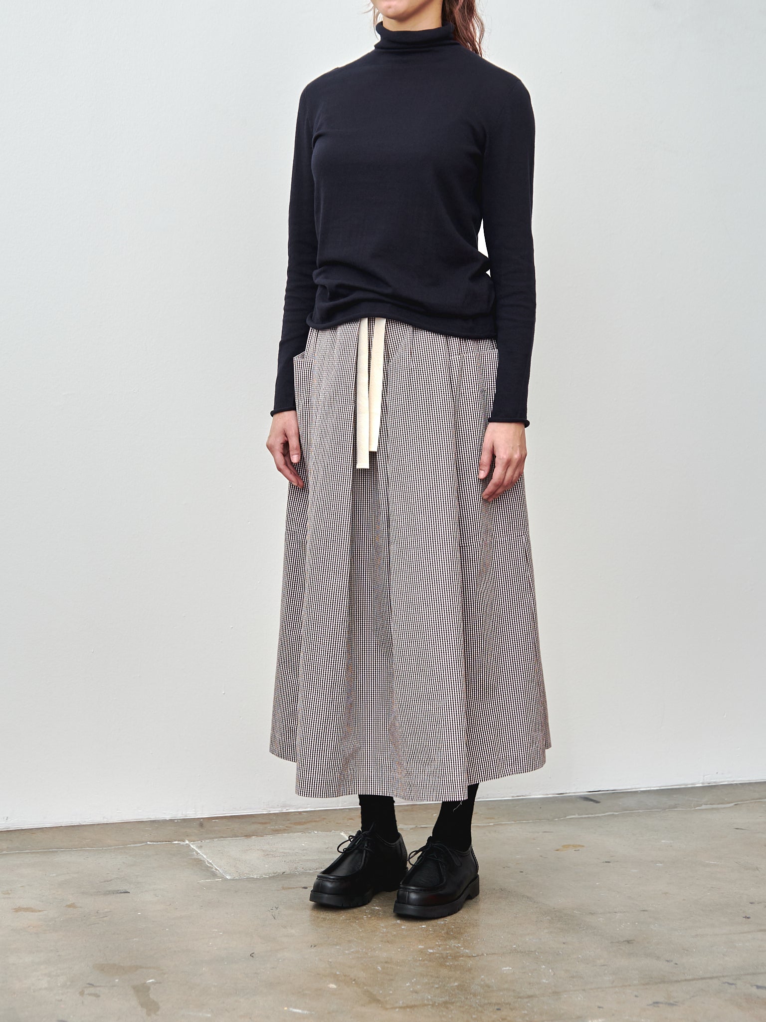 Namu Shop - Nicholson & Nicholson Dumbo Skirt - Brown Check