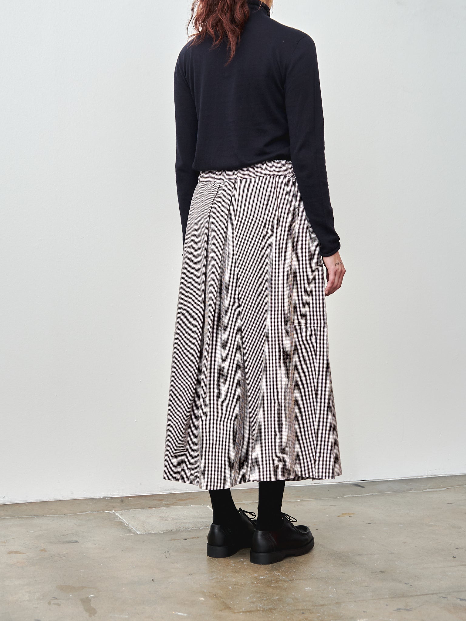 Namu Shop - Nicholson & Nicholson Dumbo Skirt - Brown Check