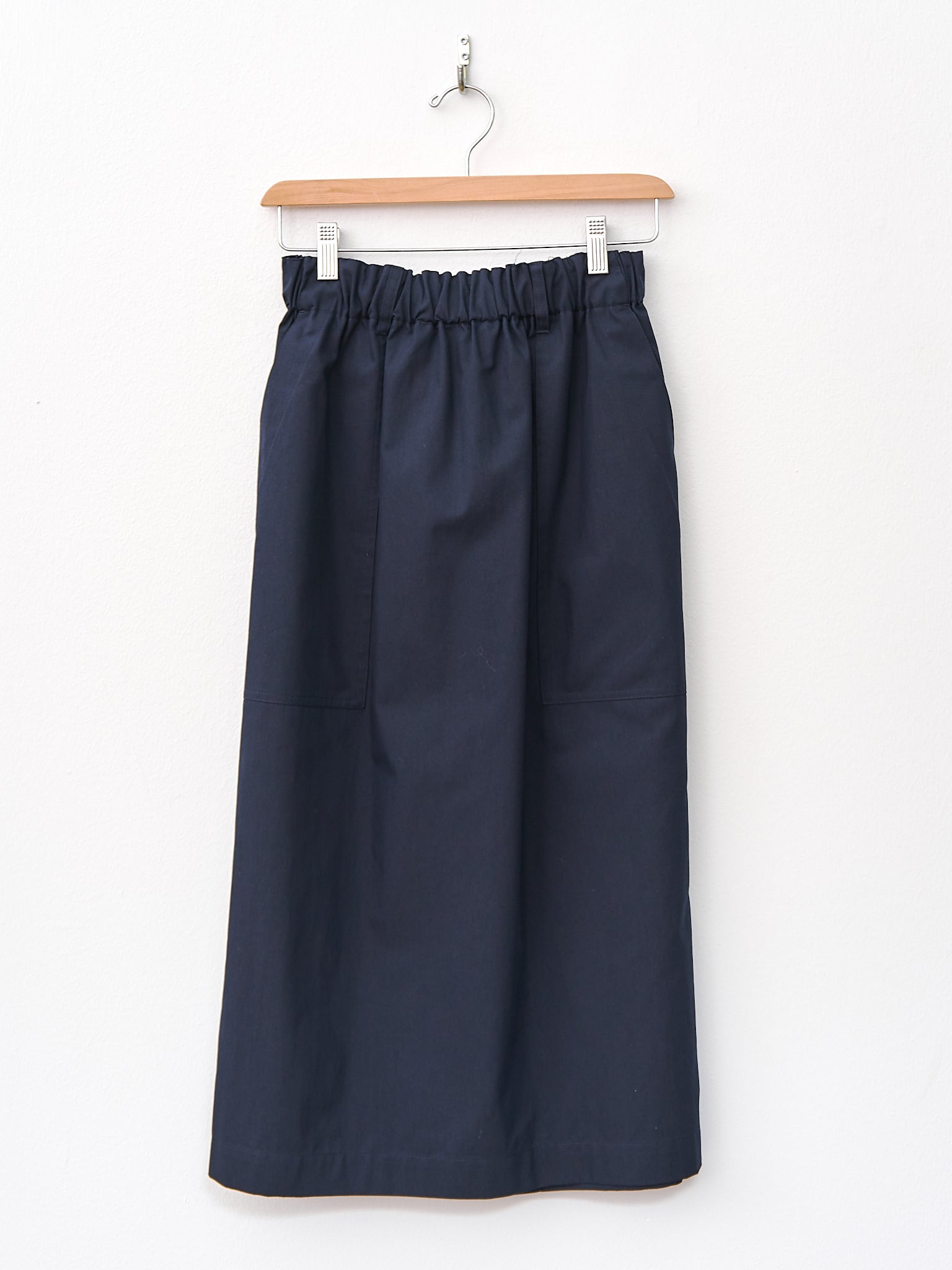 Namu Shop - Nicholson & Nicholson Cherry Skirt - Navy Gabardine