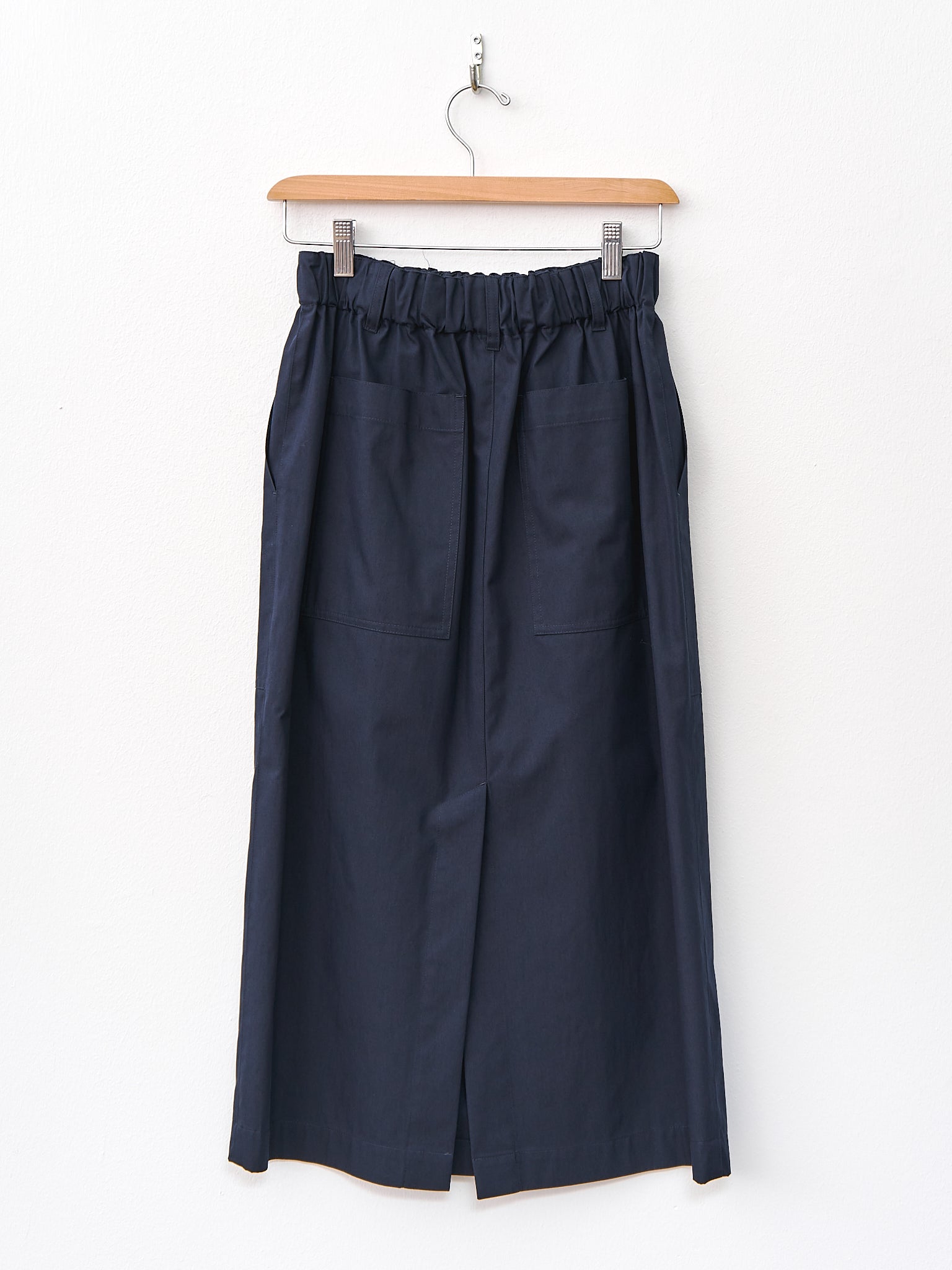 Namu Shop - Nicholson & Nicholson Cherry Skirt - Navy Gabardine