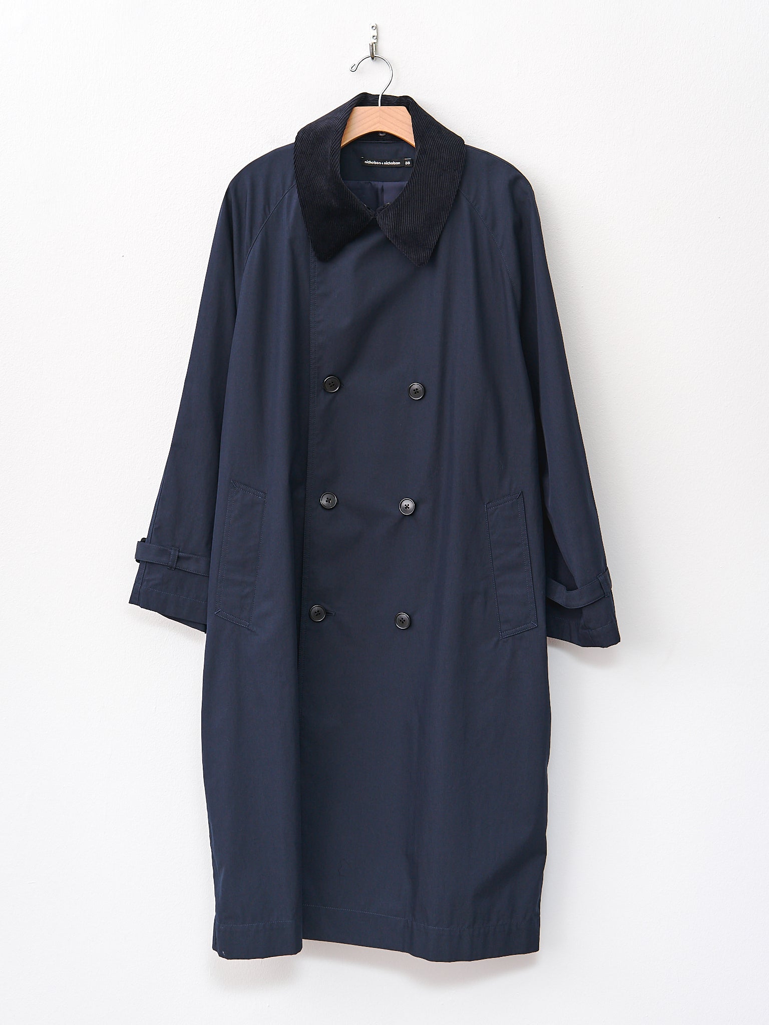 Namu Shop - Nicholson & Nicholson Gentle Coat - Navy/Navy