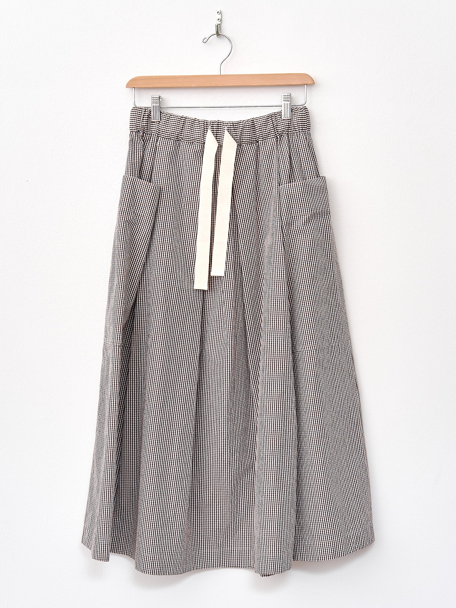 Namu Shop - Nicholson & Nicholson Dumbo Skirt - Brown Check