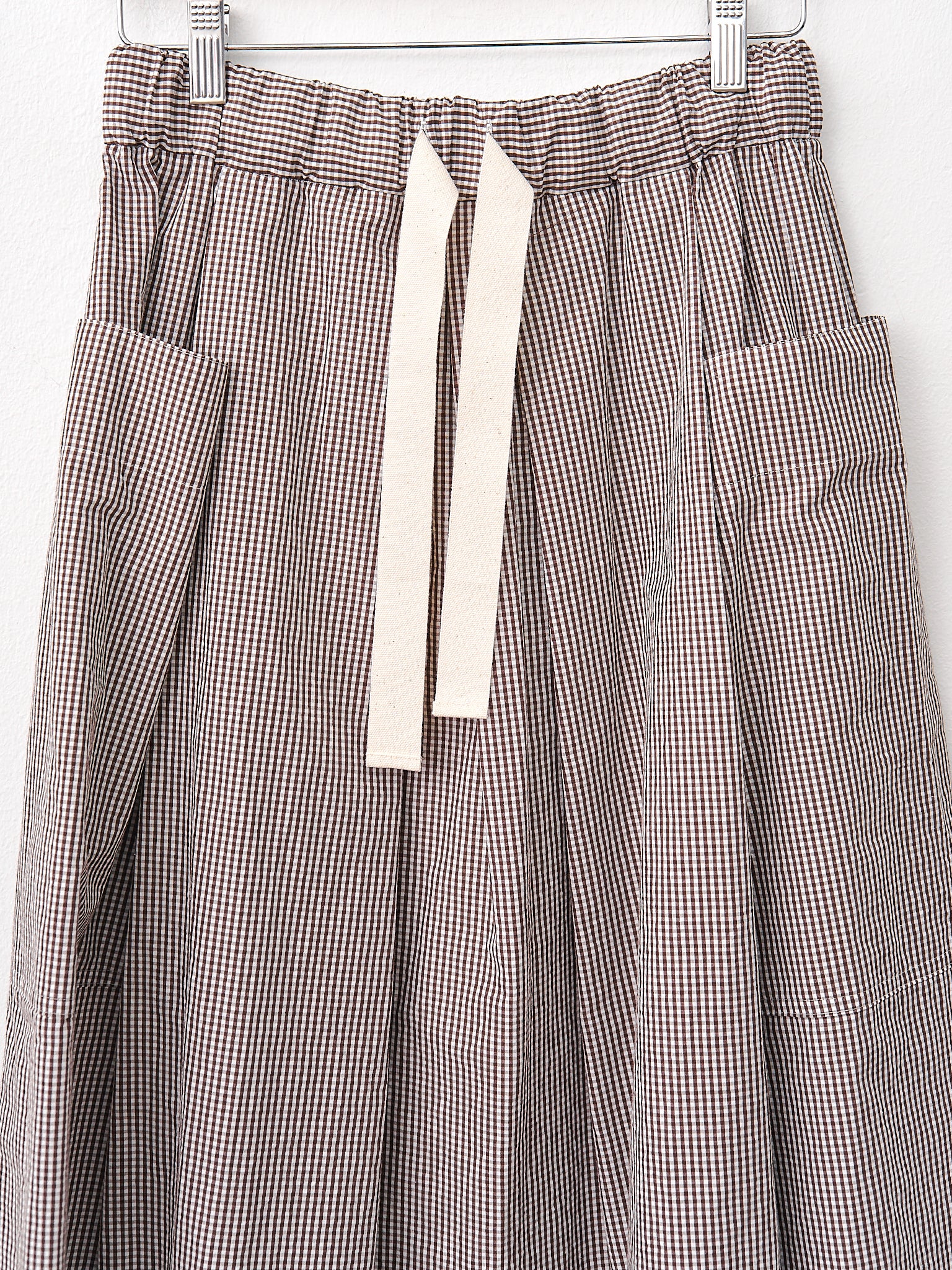 Namu Shop - Nicholson & Nicholson Dumbo Skirt - Brown Check