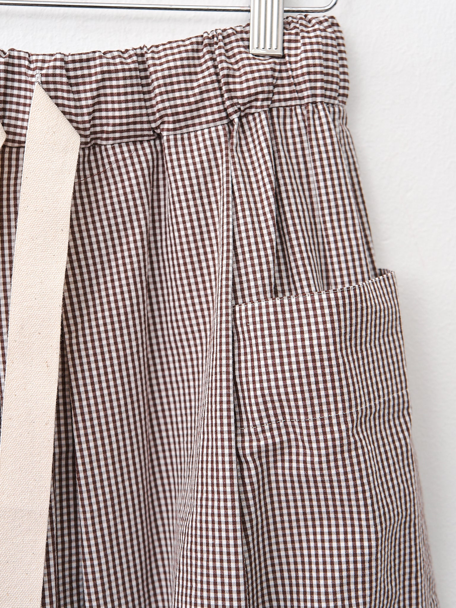 Namu Shop - Nicholson & Nicholson Dumbo Skirt - Brown Check