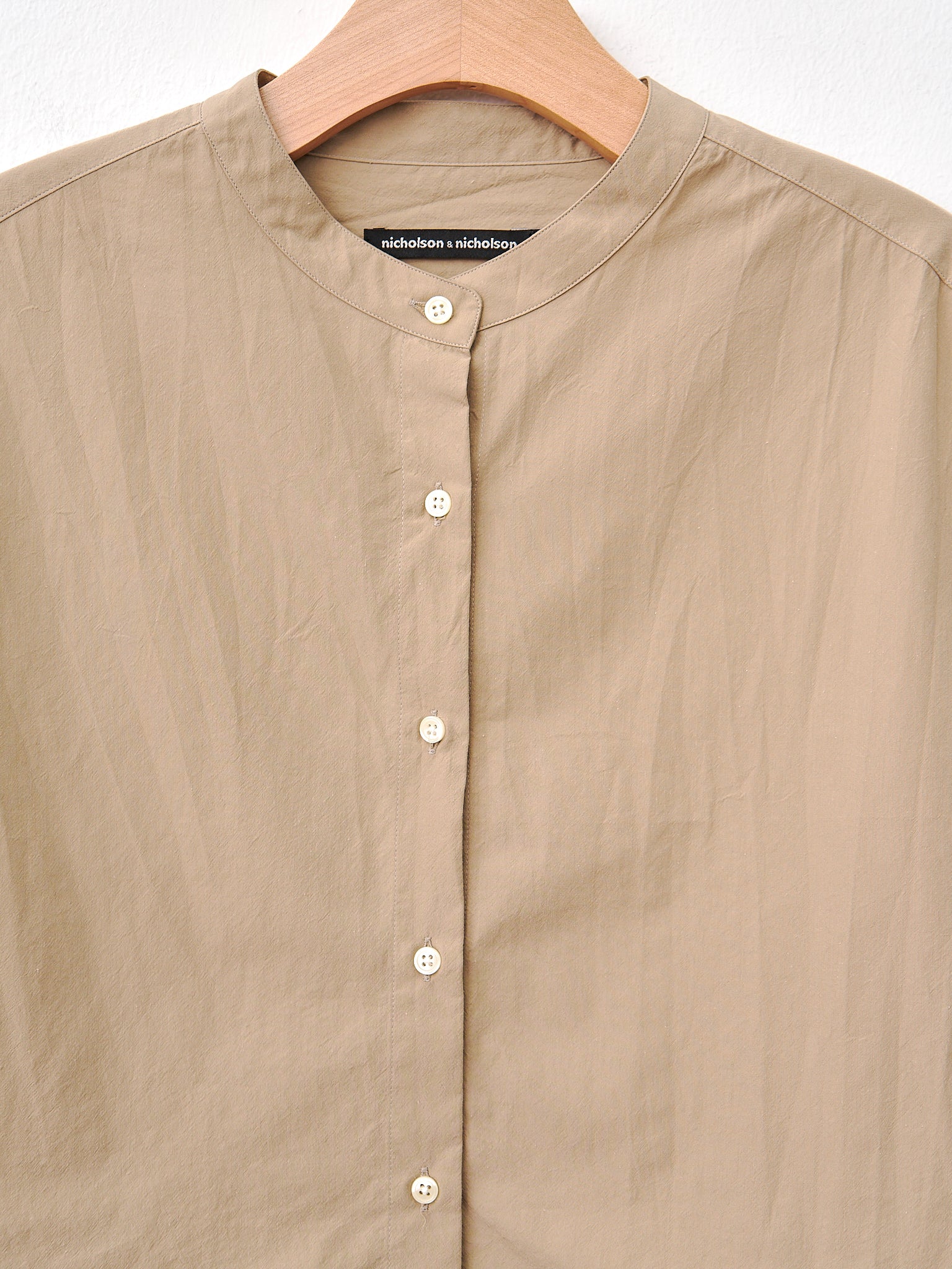 Namu Shop - Nicholson & Nicholson Lucy Shirt - Beige