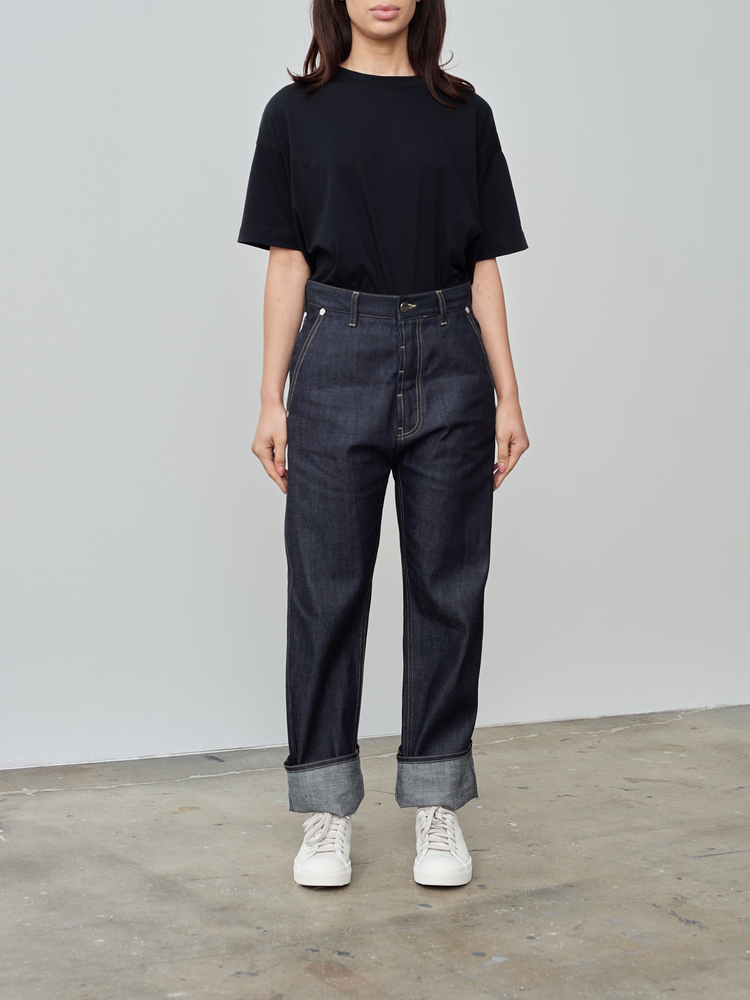 Namu Shop - Sofie D'Hoore Padova Denim Trouser - Midnight