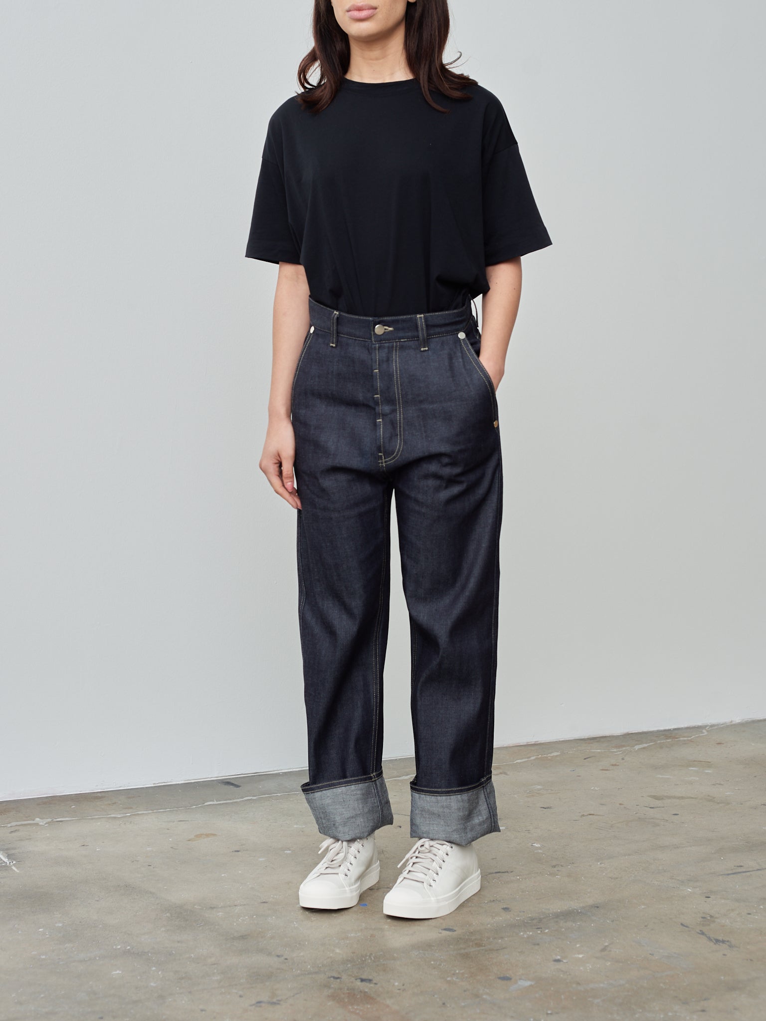 Namu Shop - Sofie D'Hoore Padova Denim Trouser - Midnight