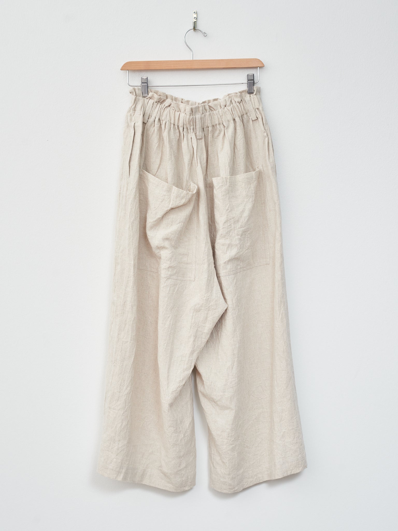 Namu Shop - Ichi Antiquites Linen Vintage Pants - Natural