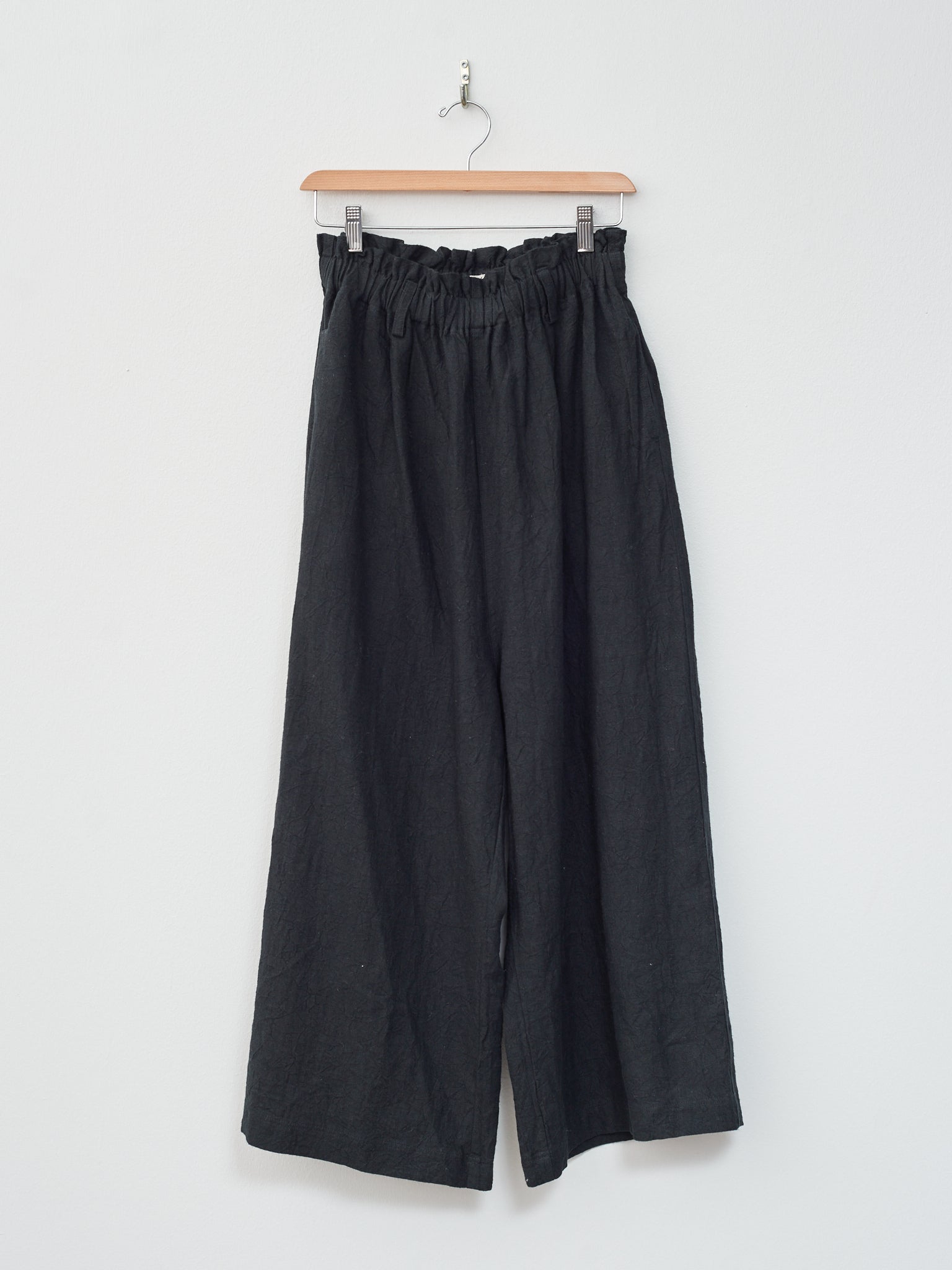 Namu Shop - Ichi Antiquites Linen Vintage Pants - Black