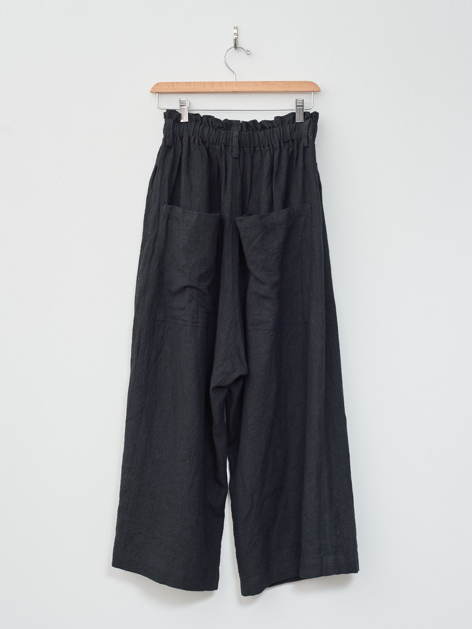 Namu Shop - Ichi Antiquites Linen Vintage Pants - Black