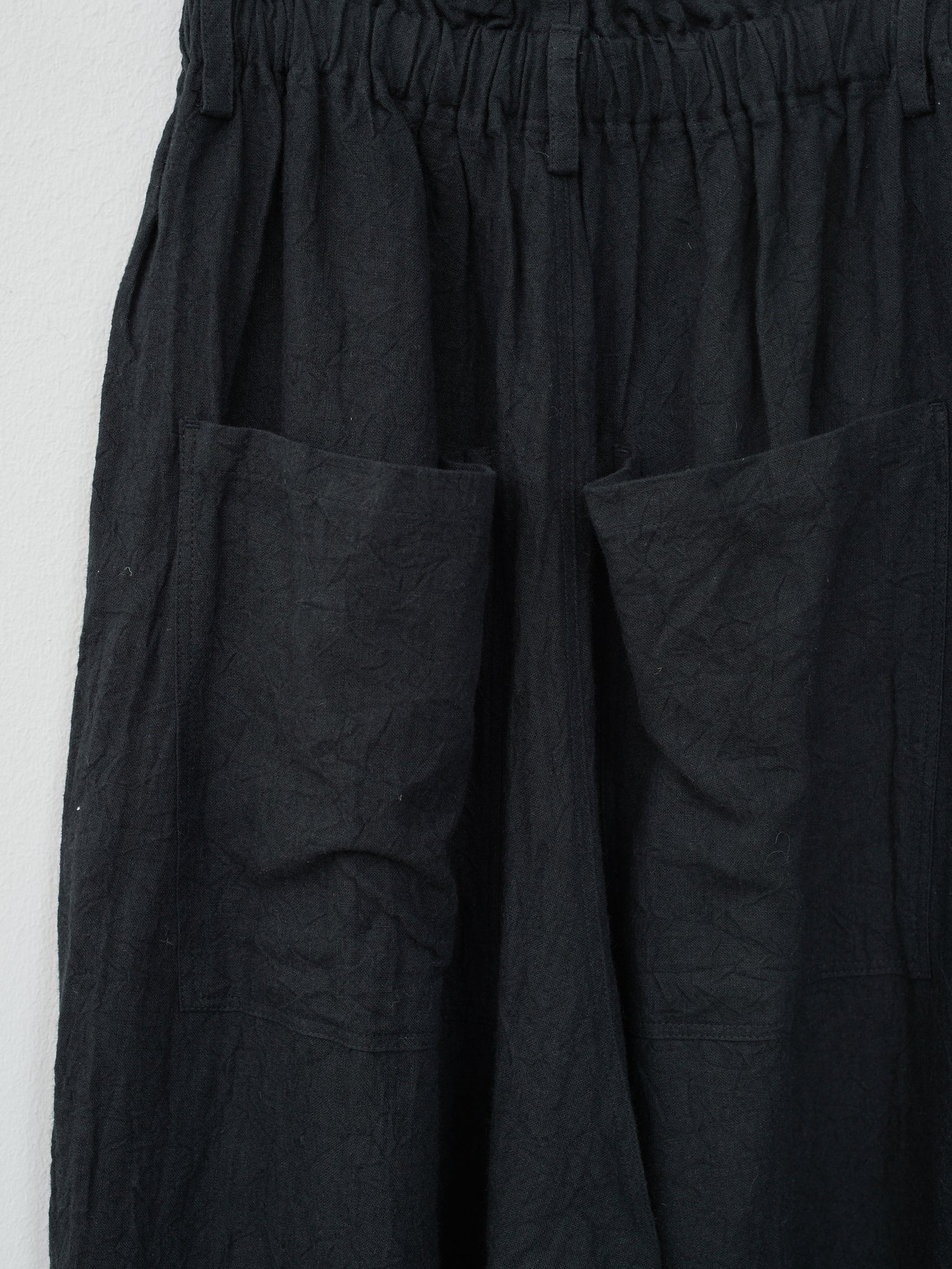 Namu Shop - Ichi Antiquites Linen Vintage Pants - Black