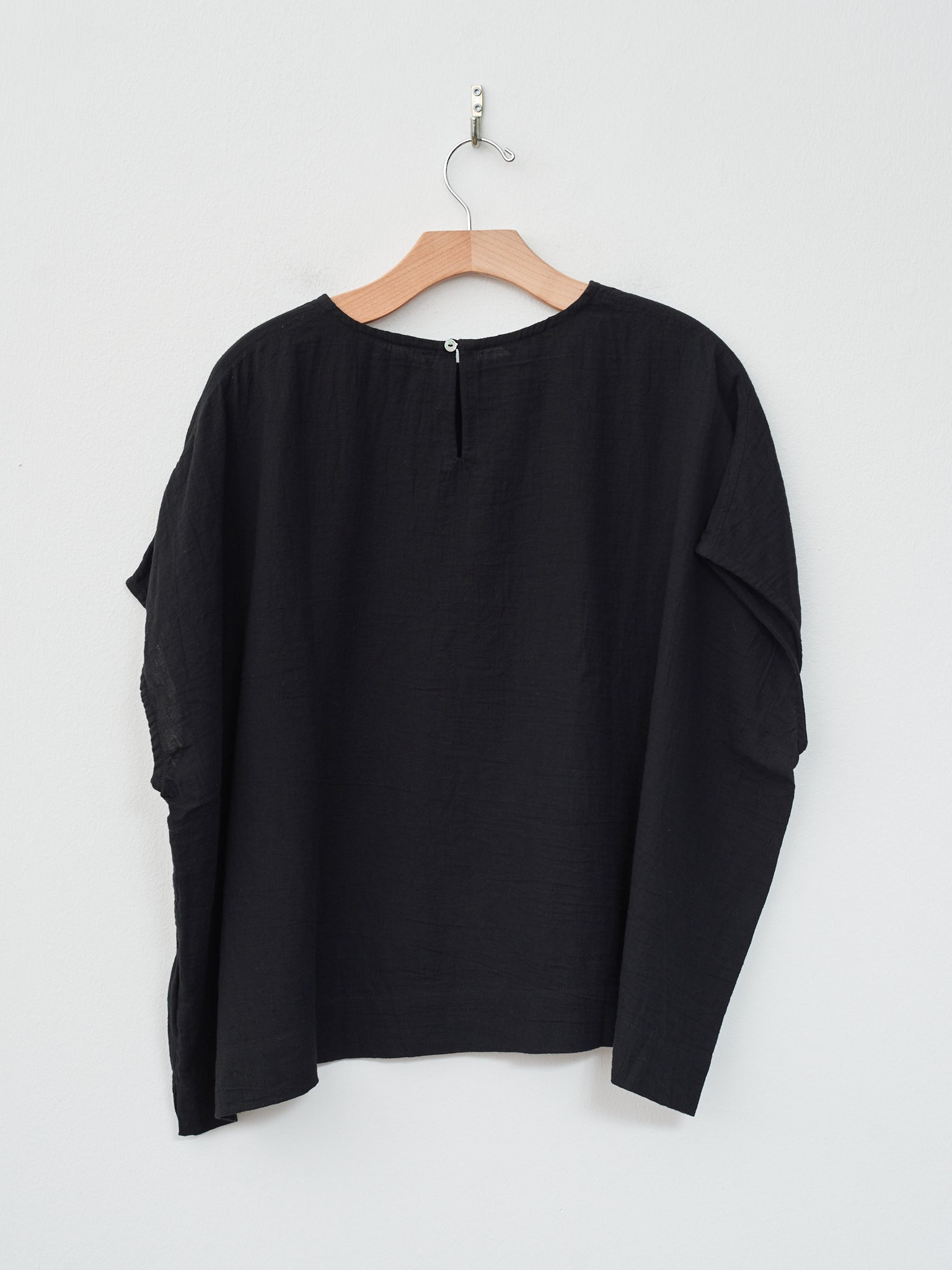 Namu Shop - Ichi Antiquites Azumadaki Viyella Pullover - Black