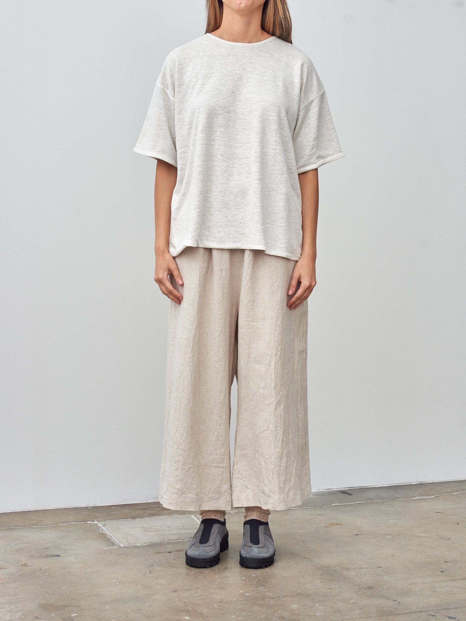 Namu Shop - Ichi Antiquites Linen Vintage Pants - Natural