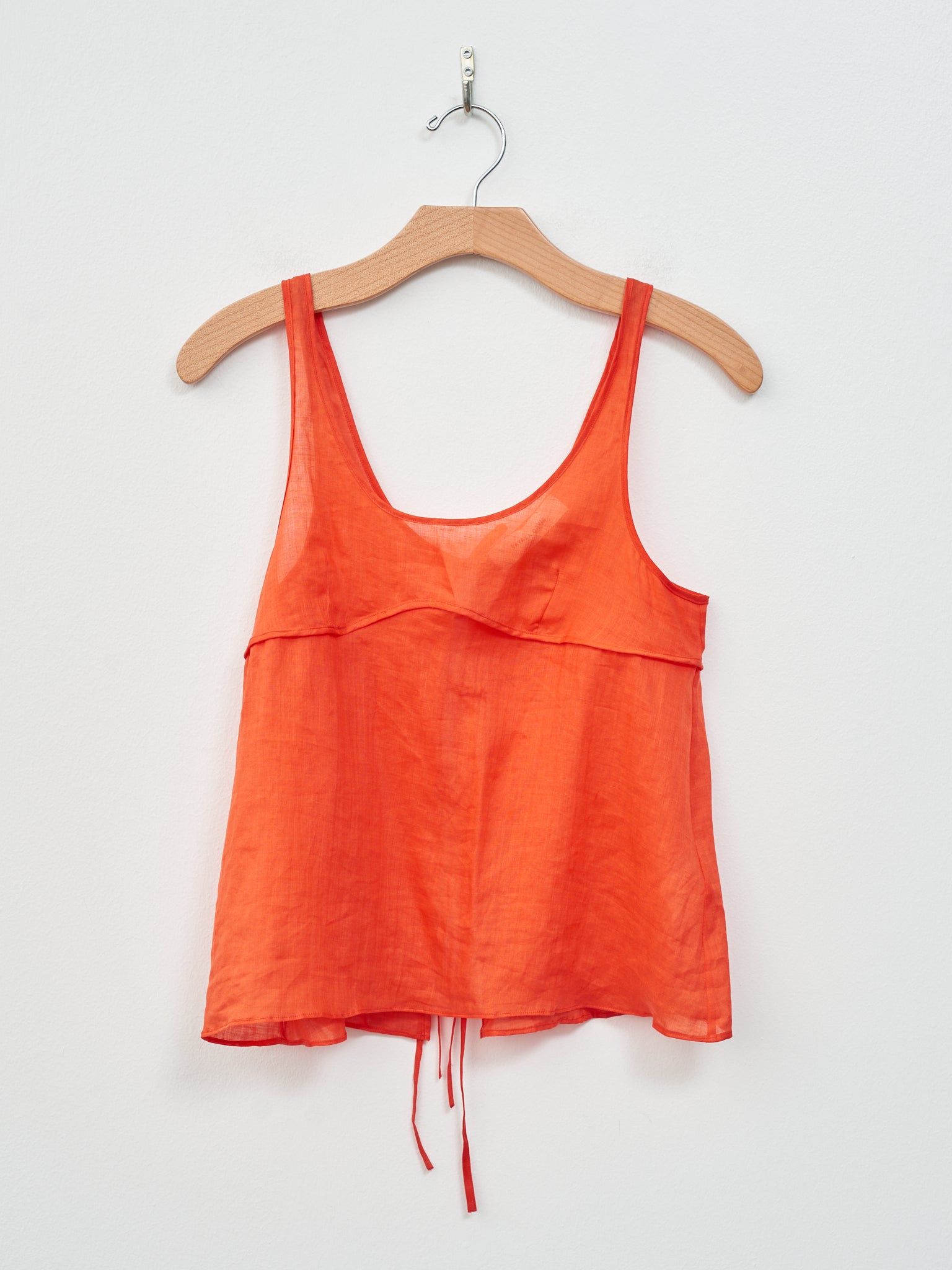 Namu Shop - Sayaka Davis Sheer Tank Top - Orange