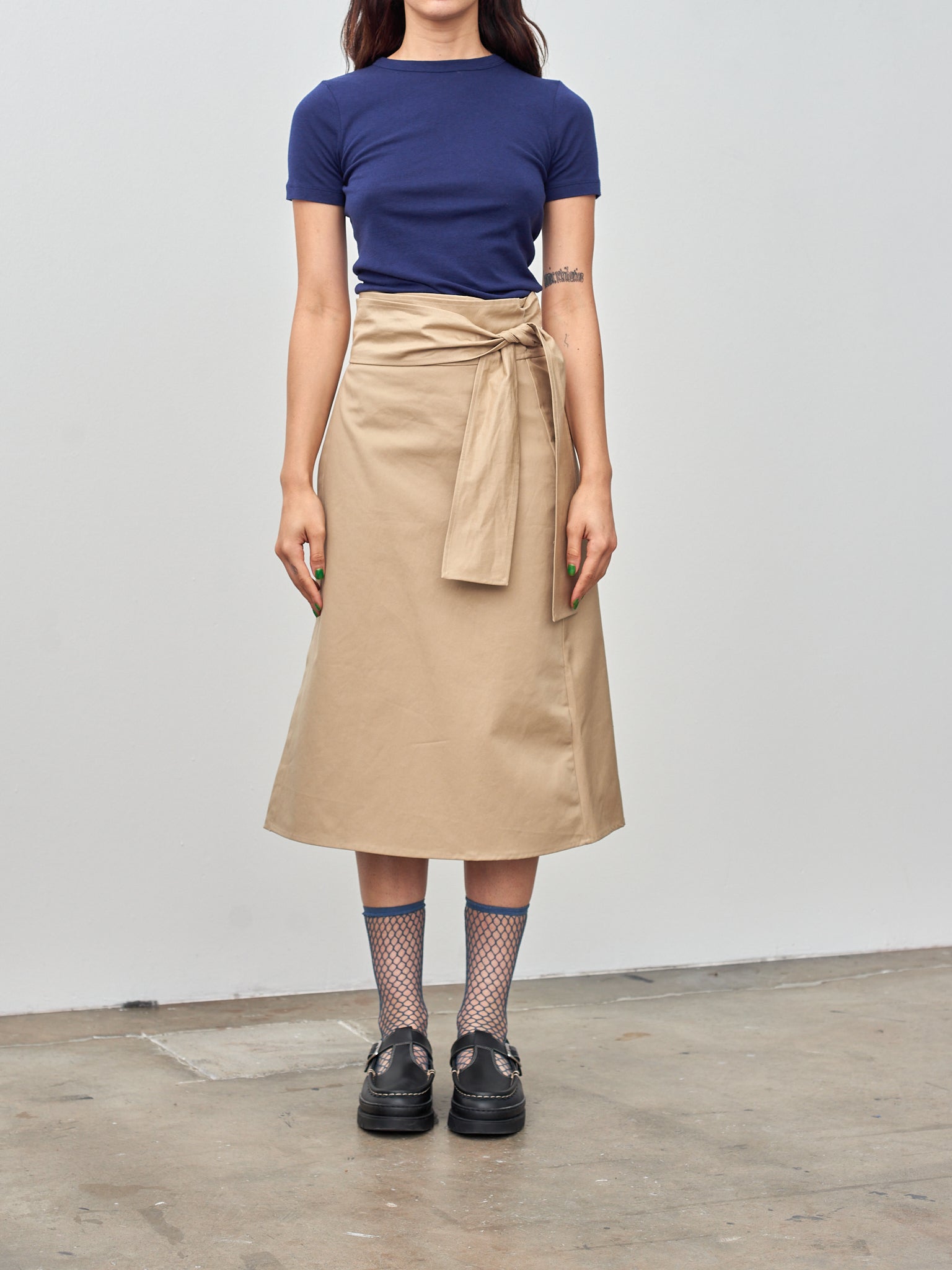 Namu Shop - Studio de Lostanges Wrap Skirt - Khaki