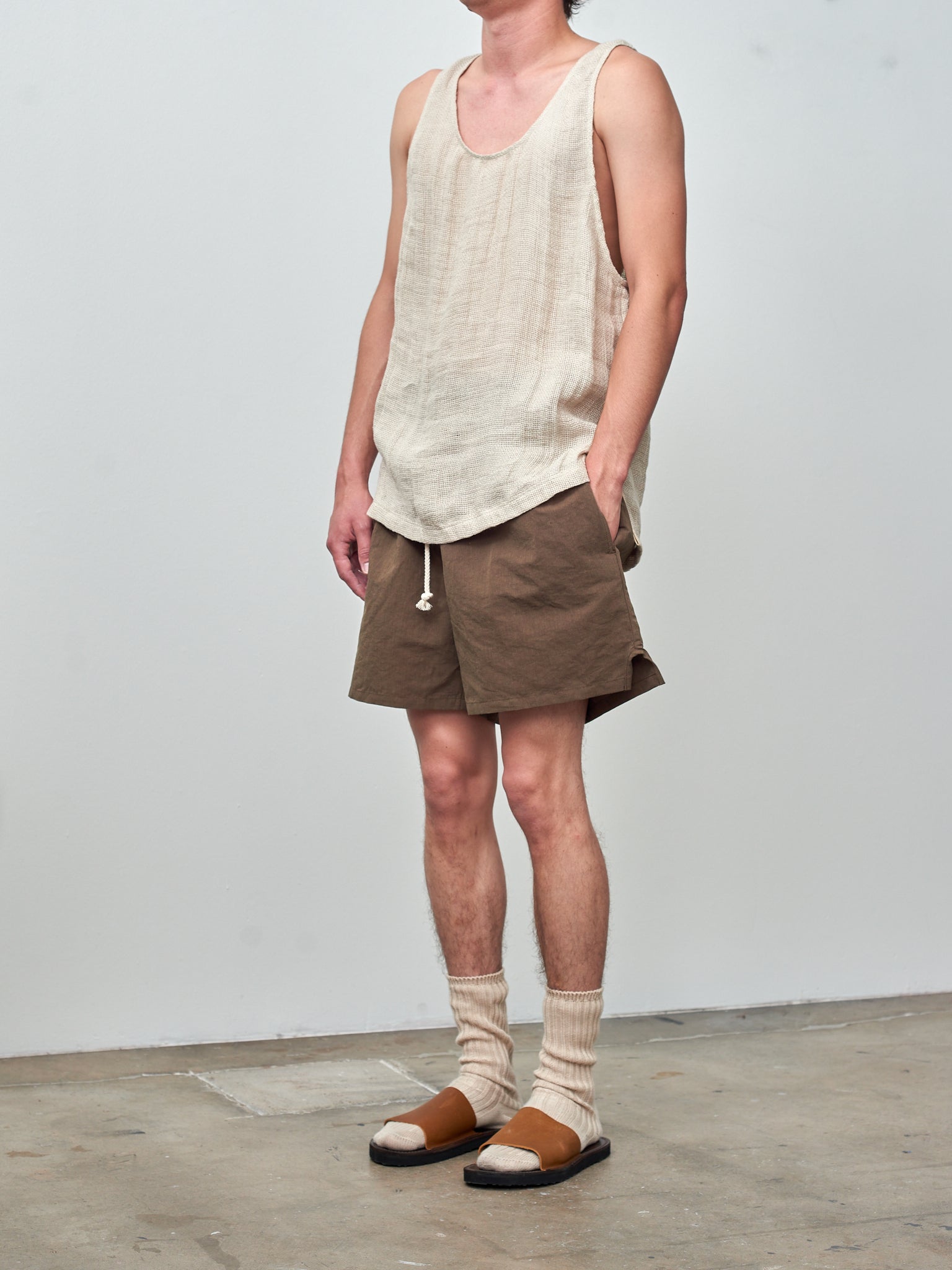 Namu Shop - S.K. Manor Hill Linen Tank Top - Natural Linen