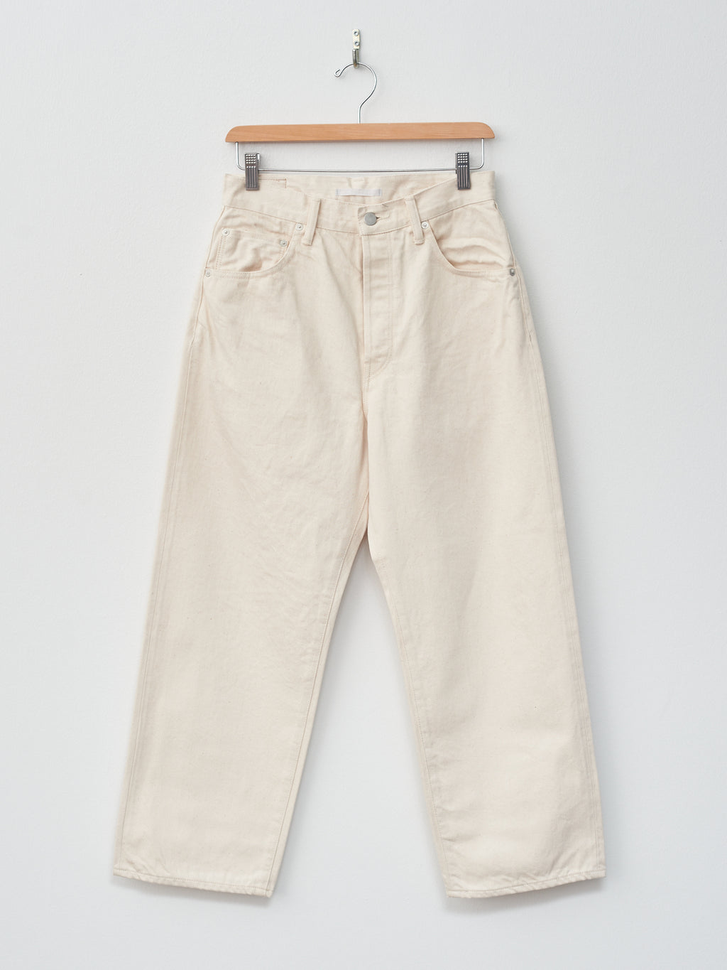 Namu Shop - Hatski Back Buckle Denim - Ecru