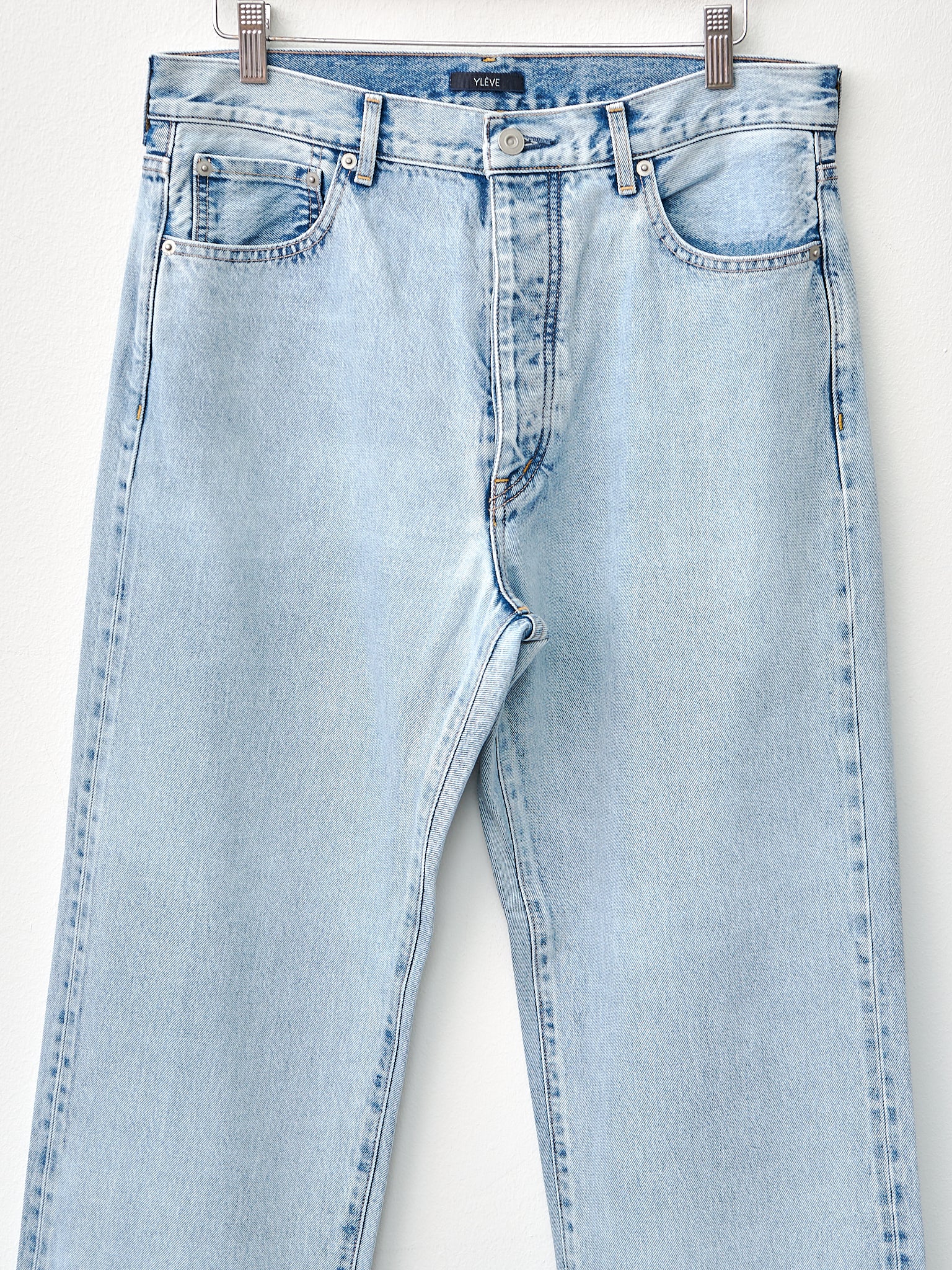 Namu Shop - Yleve 13.5oz Straight Fade Denim - Ice Indigo