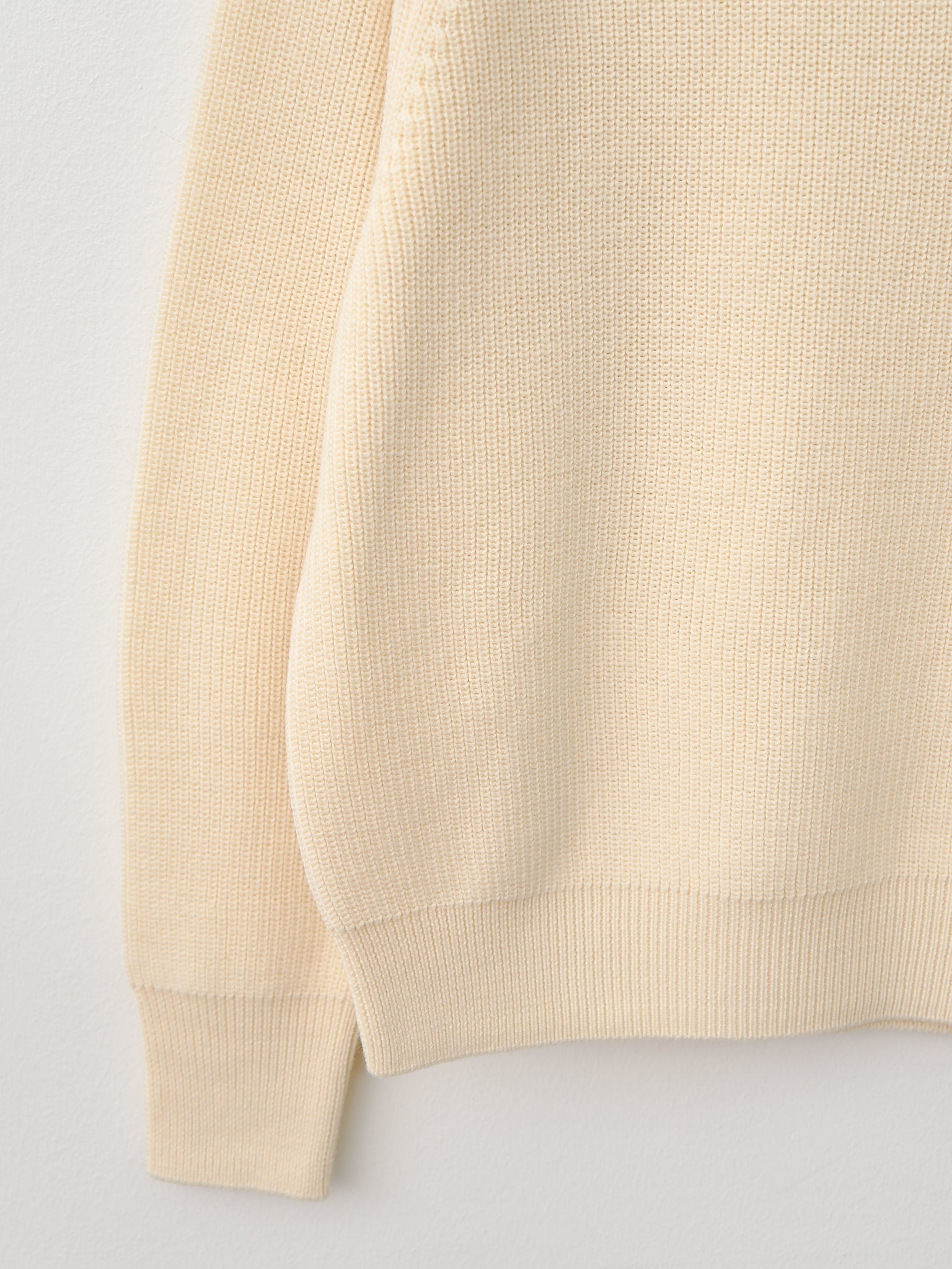 Namu Shop - Y Non Mulesing Wool Crewneck Knit- White