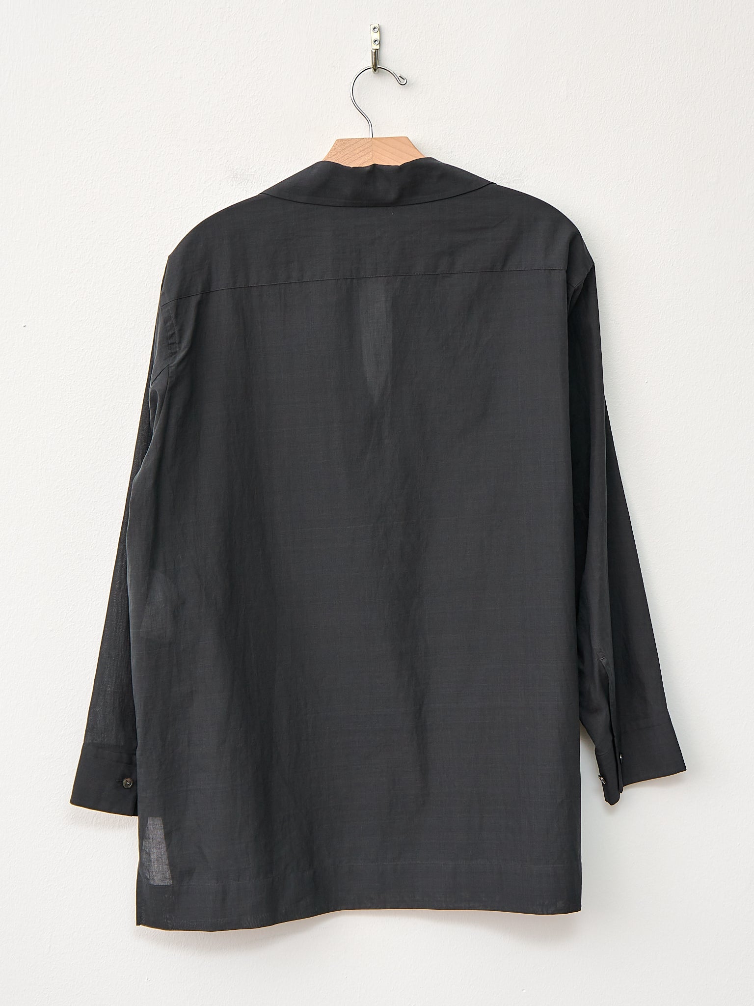 Namu Shop - Yleve Cotton Lawn Pullover Shirt - Charcoal