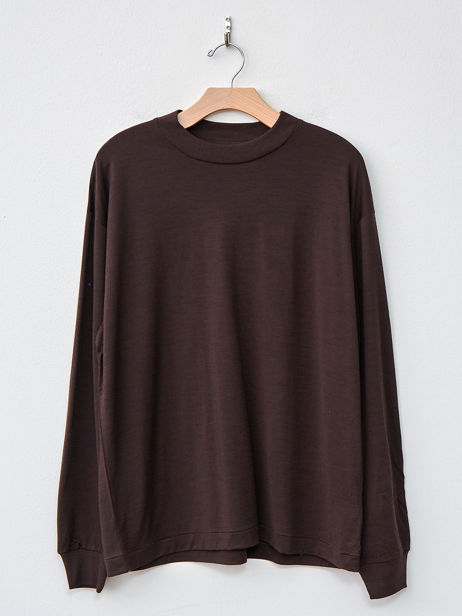 Super Soft Merino Tenjiku L/S Tee - Brown