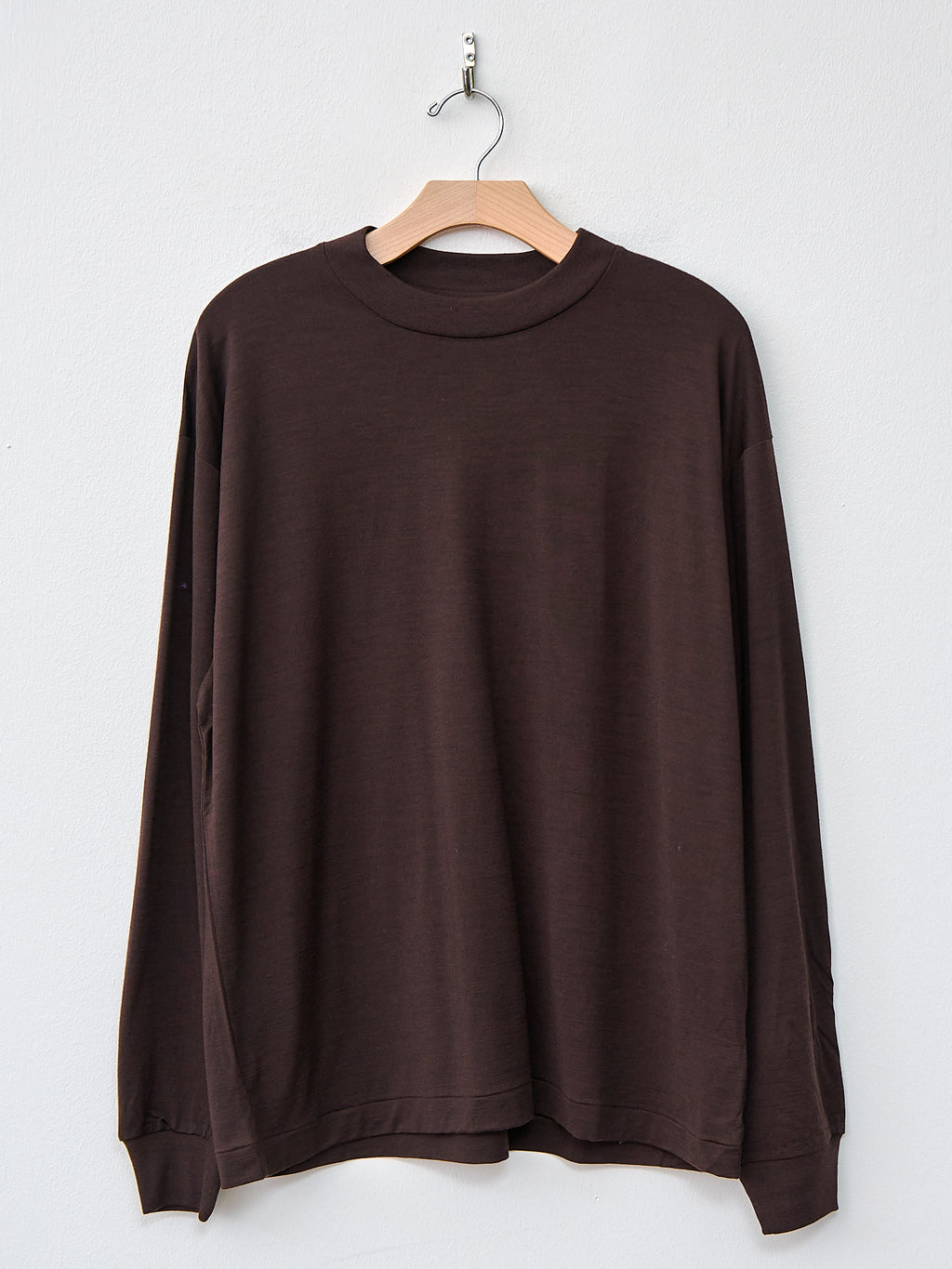 Super Soft Merino Tenjiku L/S Tee - Brown