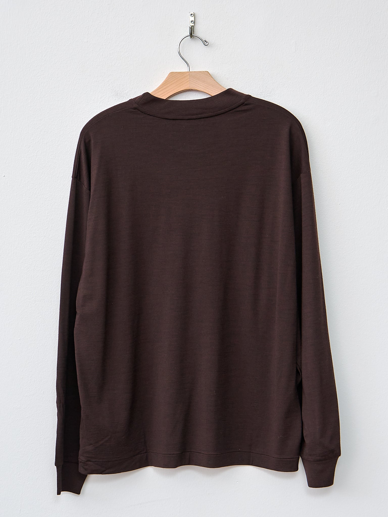 Super Soft Merino Tenjiku L/S Tee - Brown