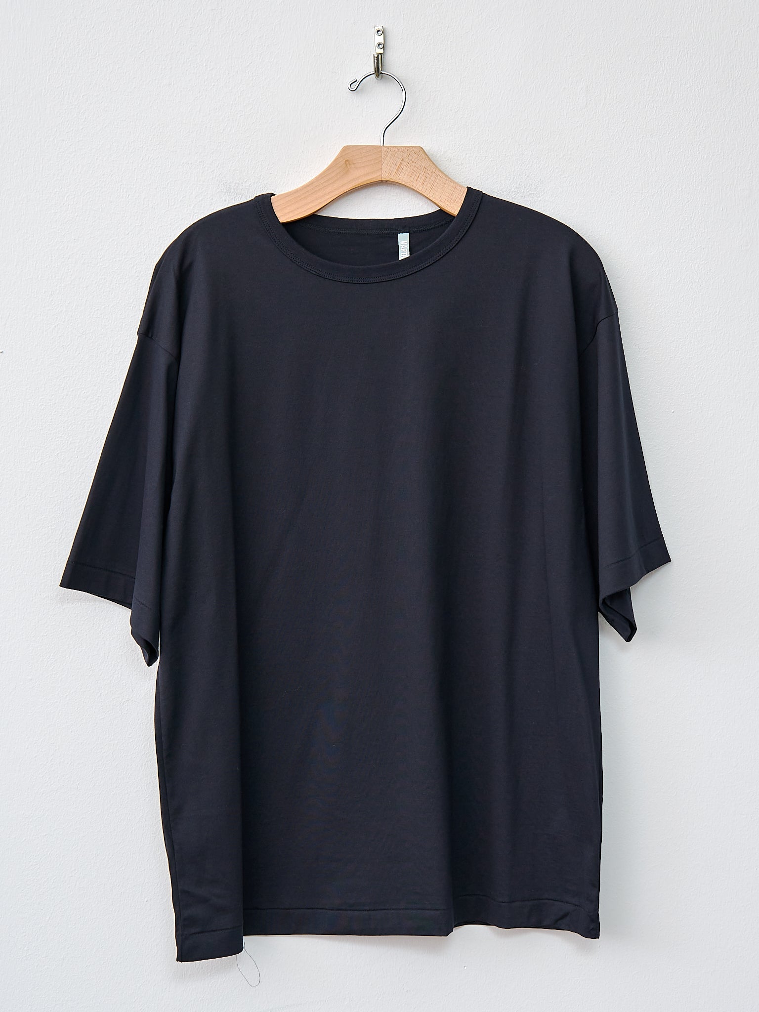 Namu Shop - Kaptain Sunshine Suvin Suede Tenjiku Half Sleeve Tee - Navy