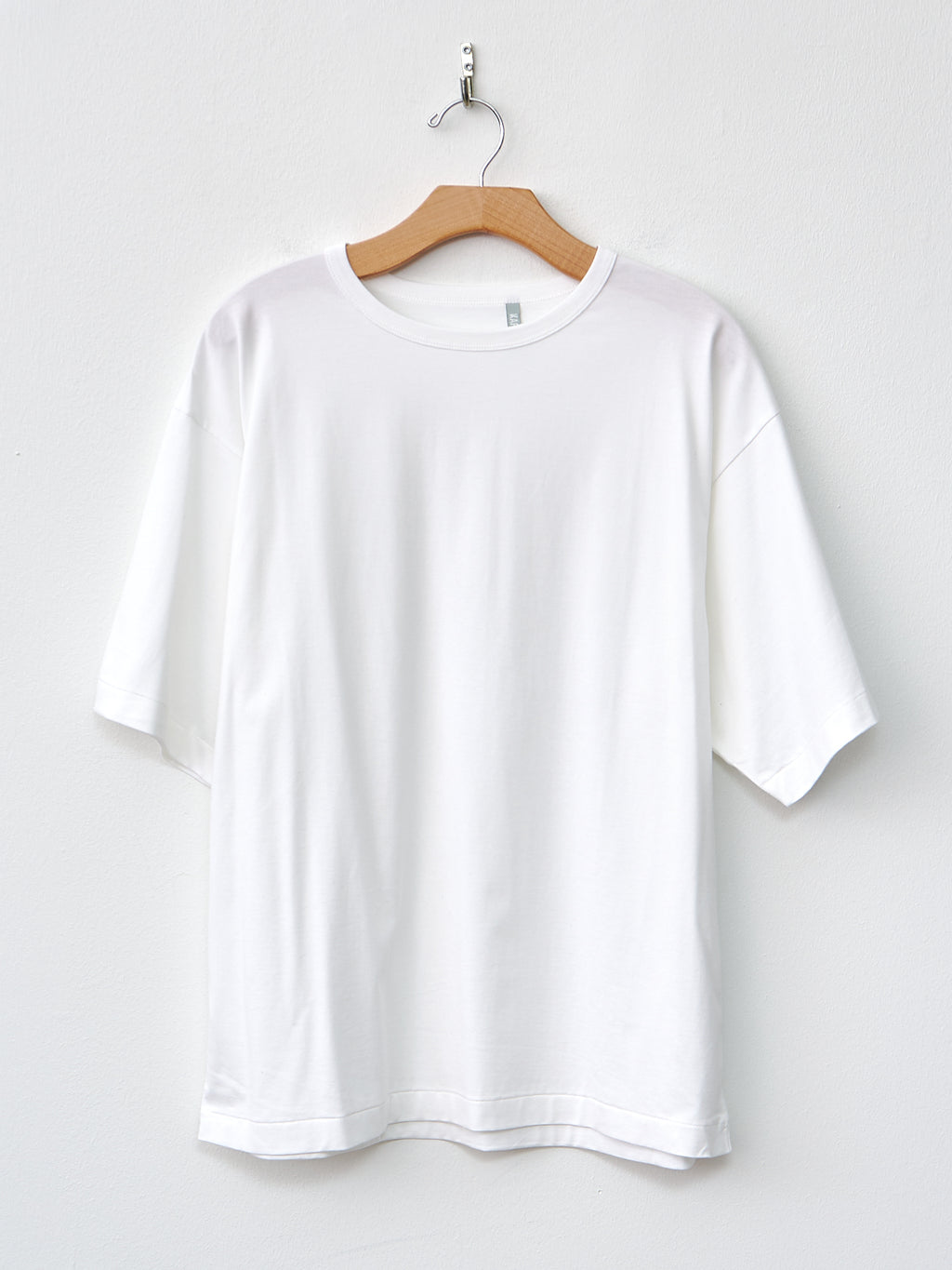 Suvin Suede Tenjiku Half Sleeve Tee - White