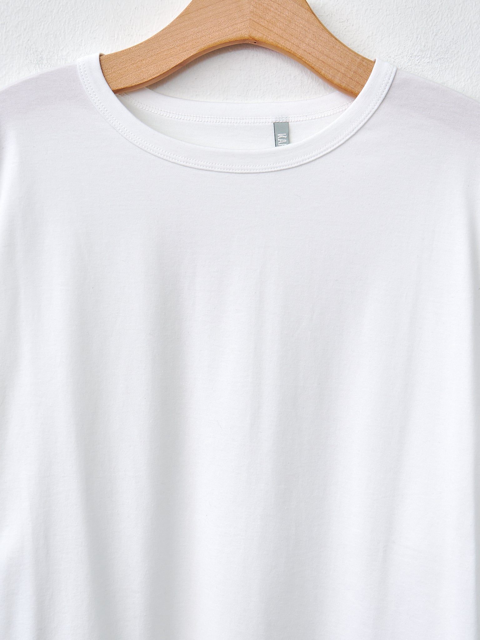 Suvin Suede Tenjiku Half Sleeve Tee - White