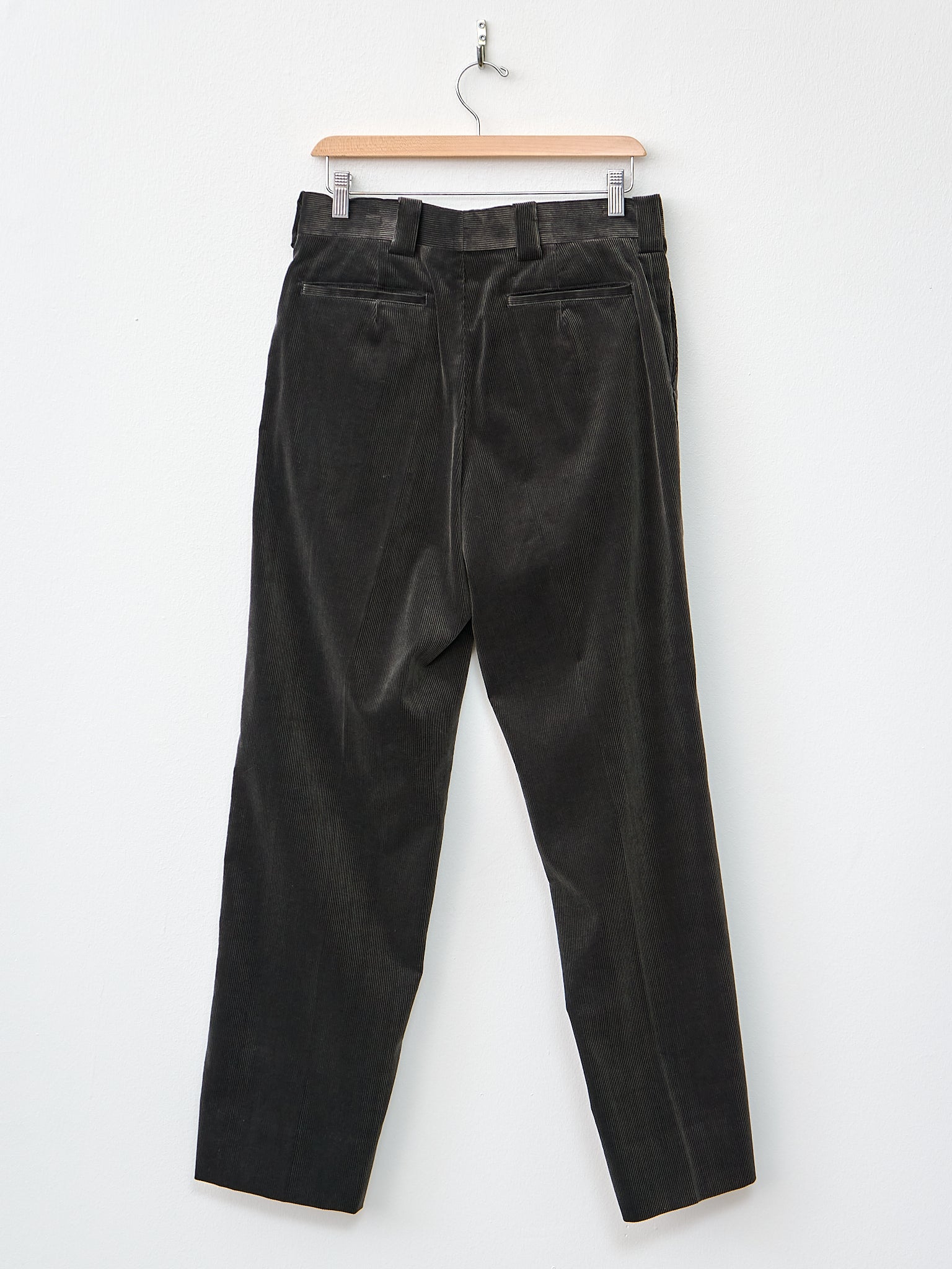 D Slacks - Charcoal Corduroy