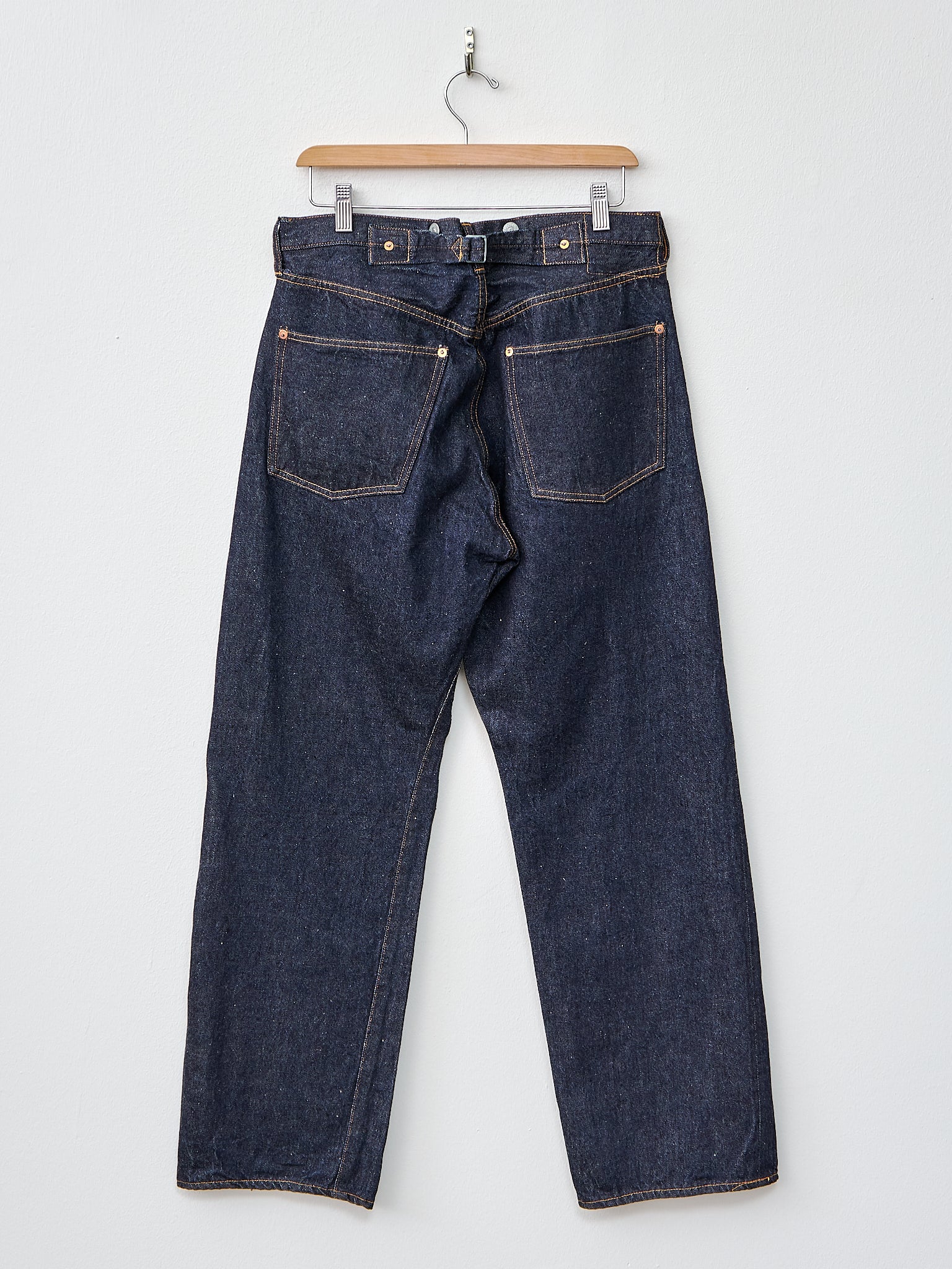 1930 Straight Denim Pants - Indigo One Wash