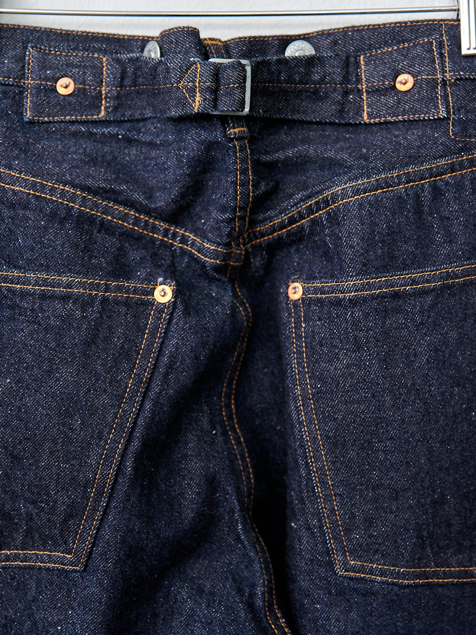 1930 Straight Denim Pants - Indigo One Wash