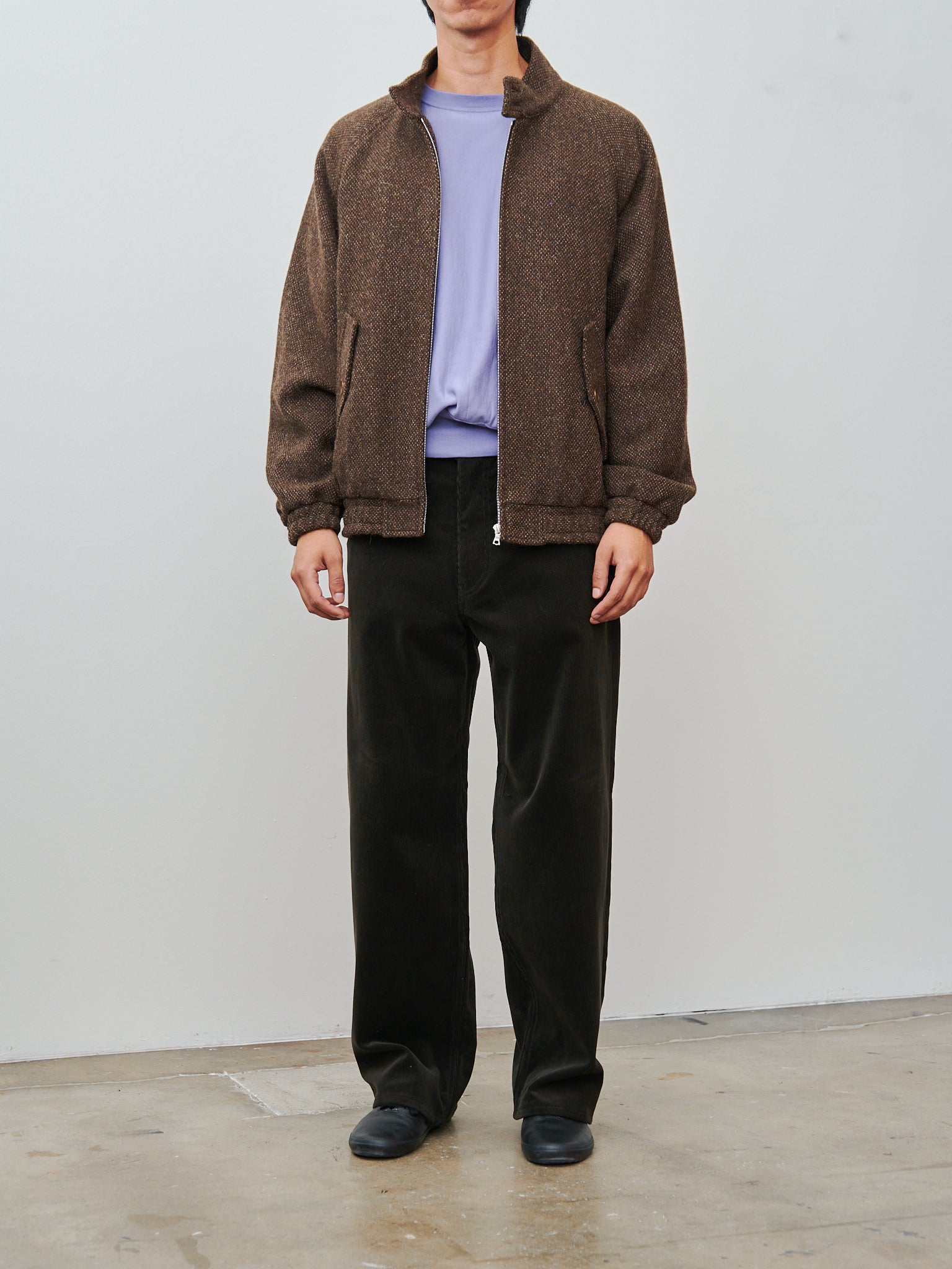 Namu Shop - Auralee Finx Corduroy Pants - Dark Brown