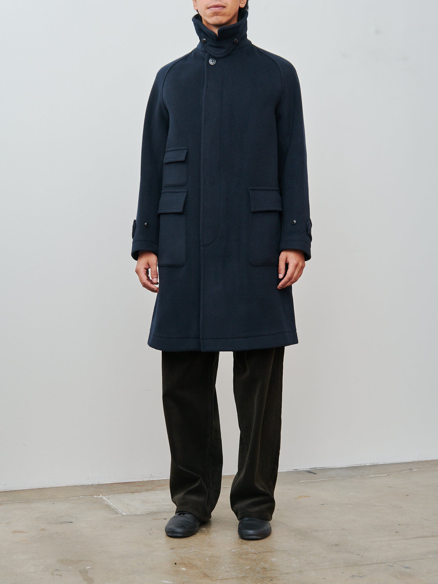 Traveller Coat - Top Navy