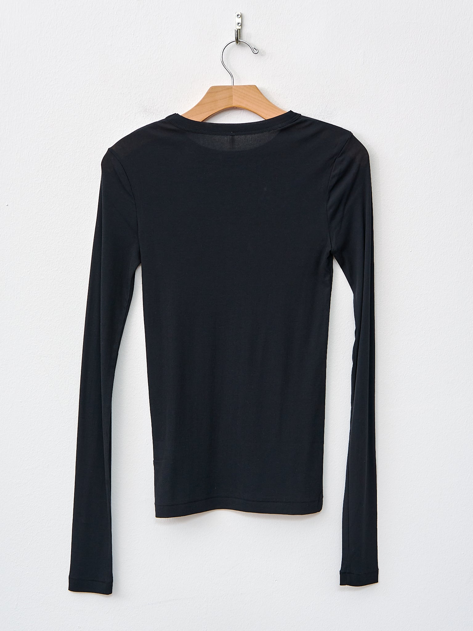 Namu Shop - Babaco Twisted Cotton Long Sleeve - Black