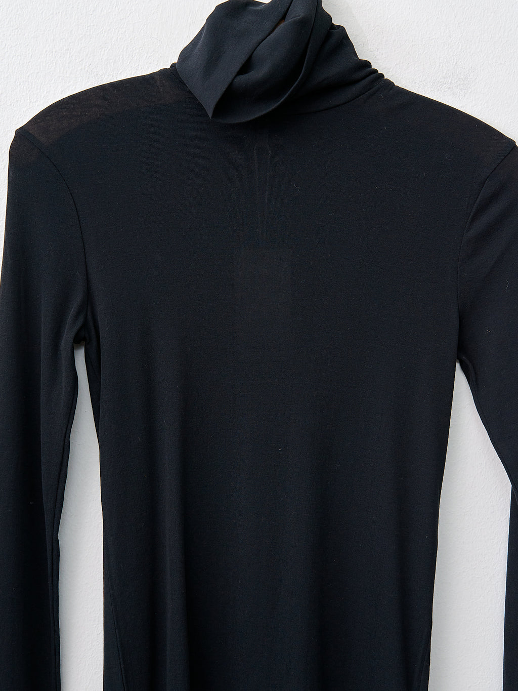 Namu Shop - Babaco Twisted Cotton Turtleneck - Black