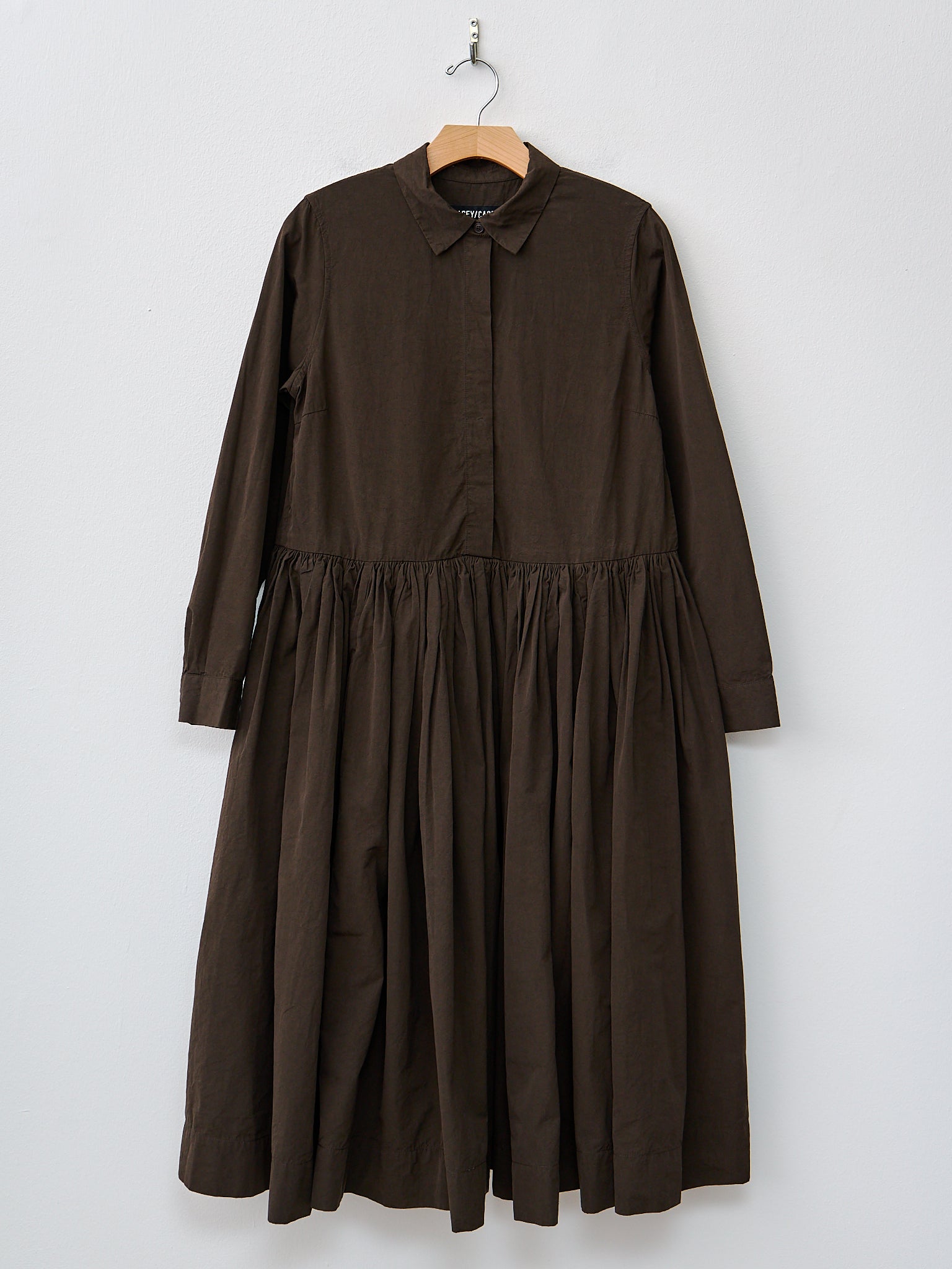 Namu Shop - Casey Casey Helayane Rouche Dress - Dark Brown