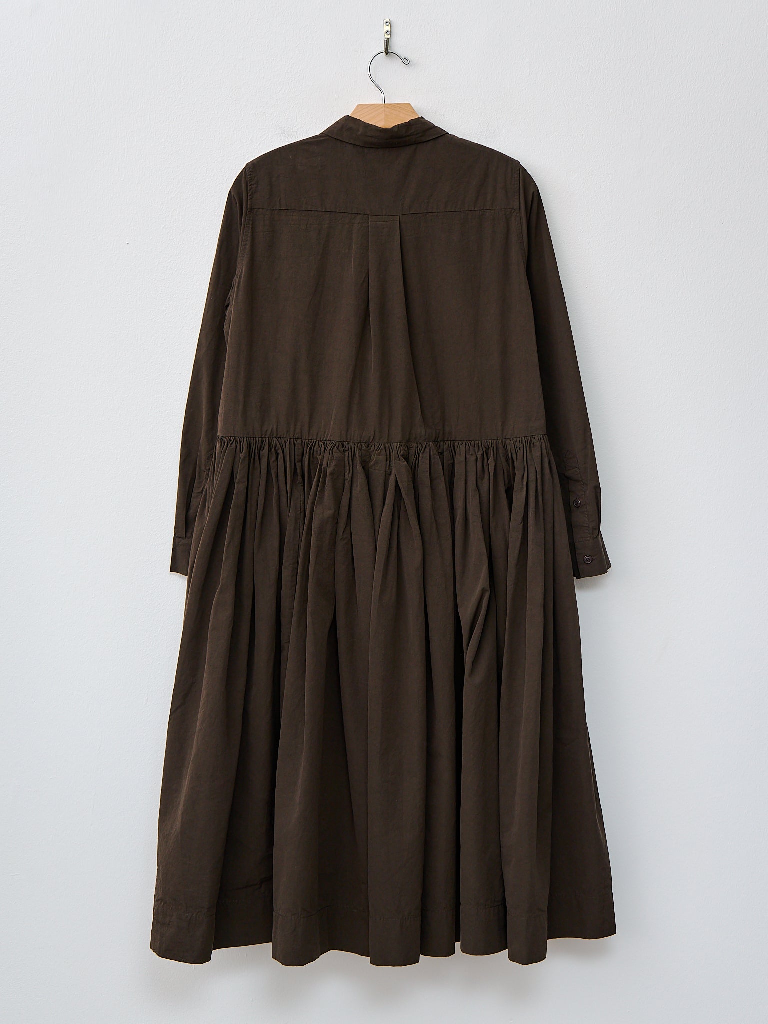 Namu Shop - Casey Casey Helayane Rouche Dress - Dark Brown