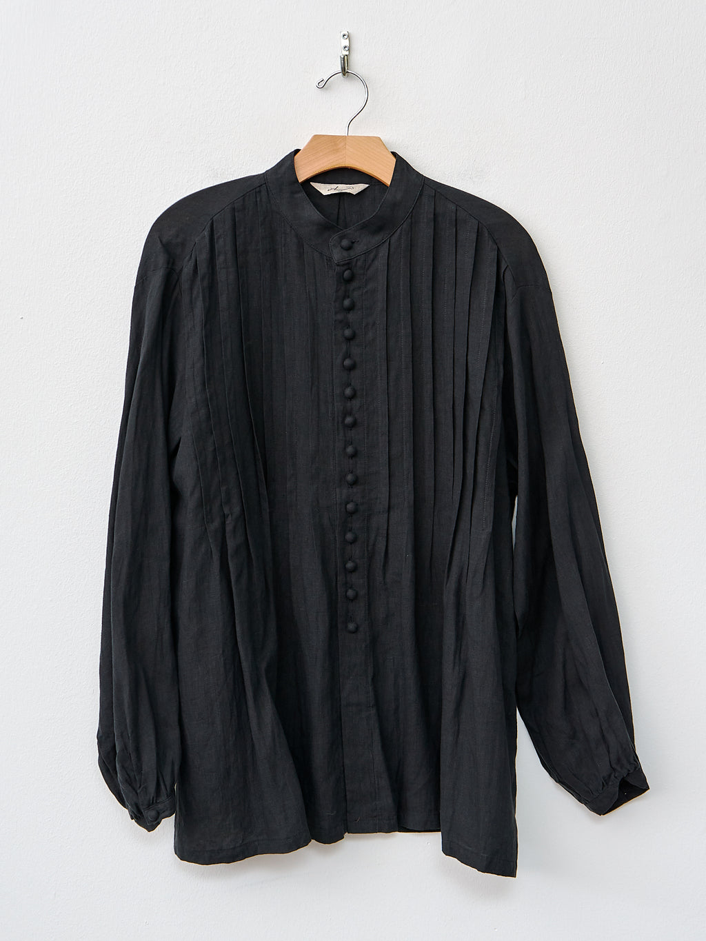 Namu Shop - Ichi Antiquites French Linen Shirt - Black