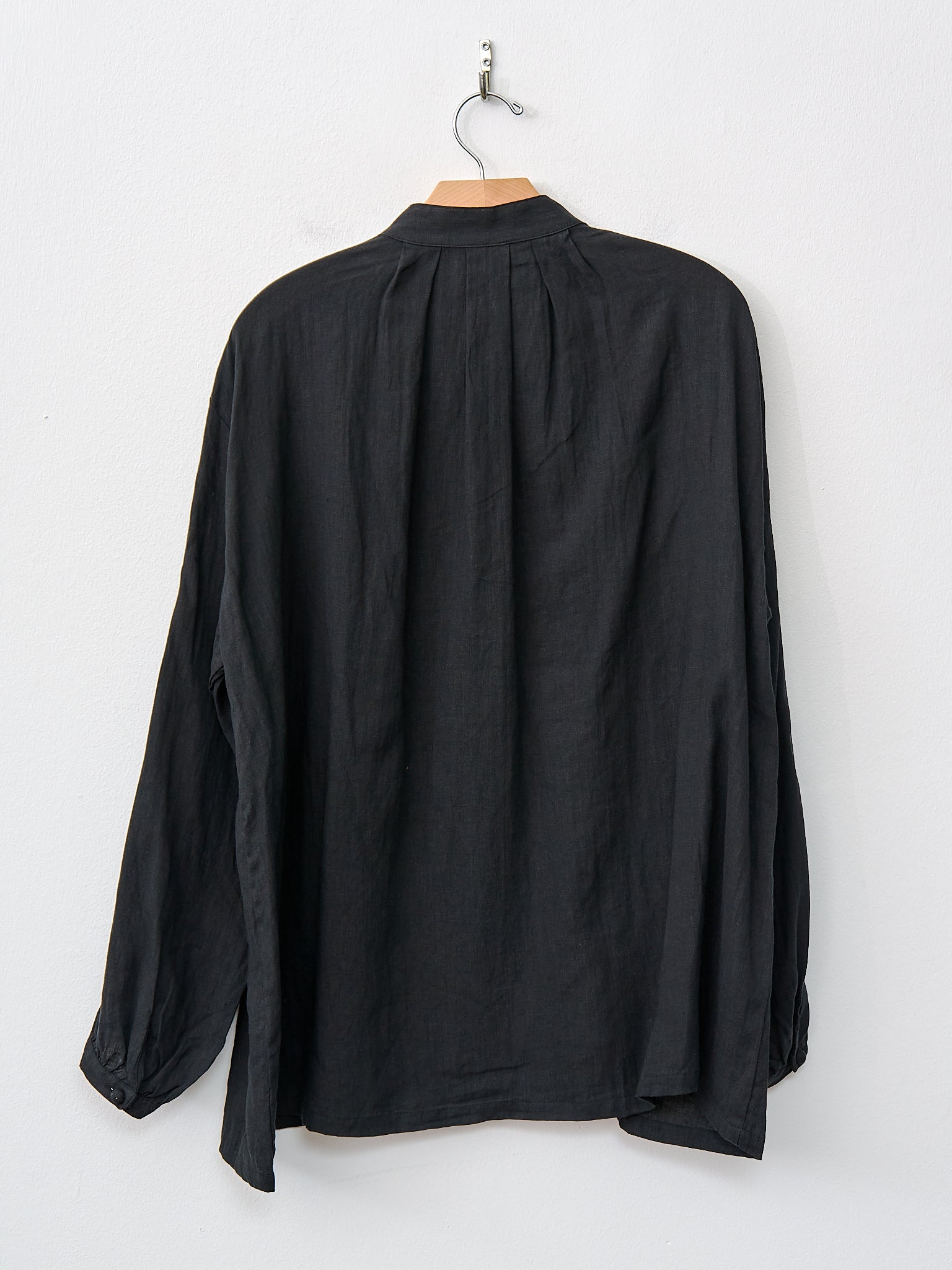 Namu Shop - Ichi Antiquites French Linen Shirt - Black