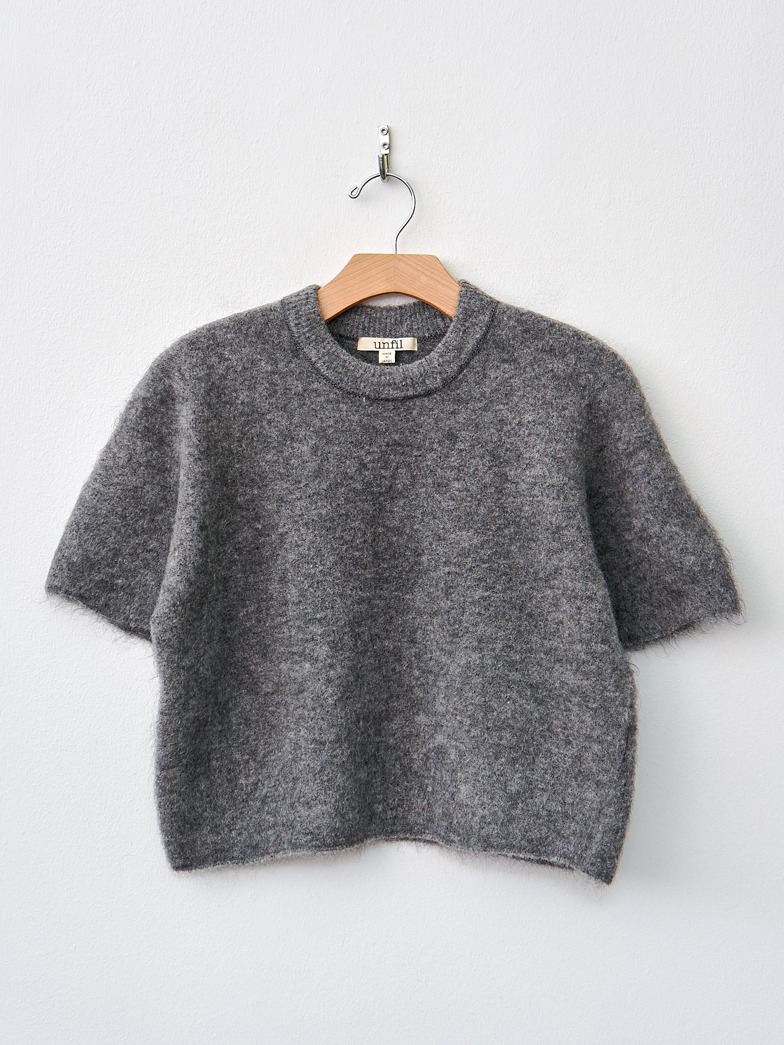 Mohair short sleeve sweater hotsell