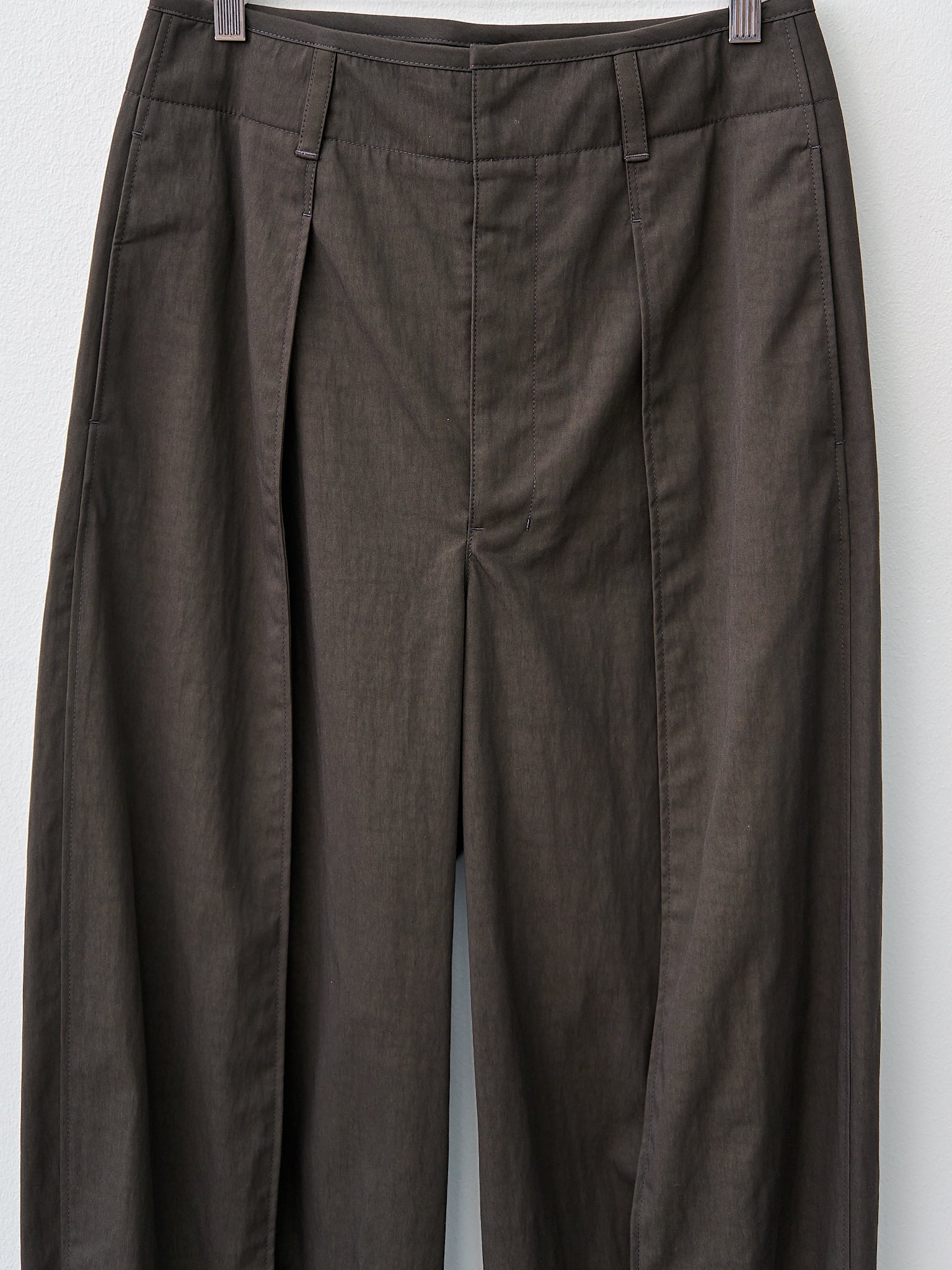 Namu Shop - Lemaire Curved Volume Pants - Dark Coffee