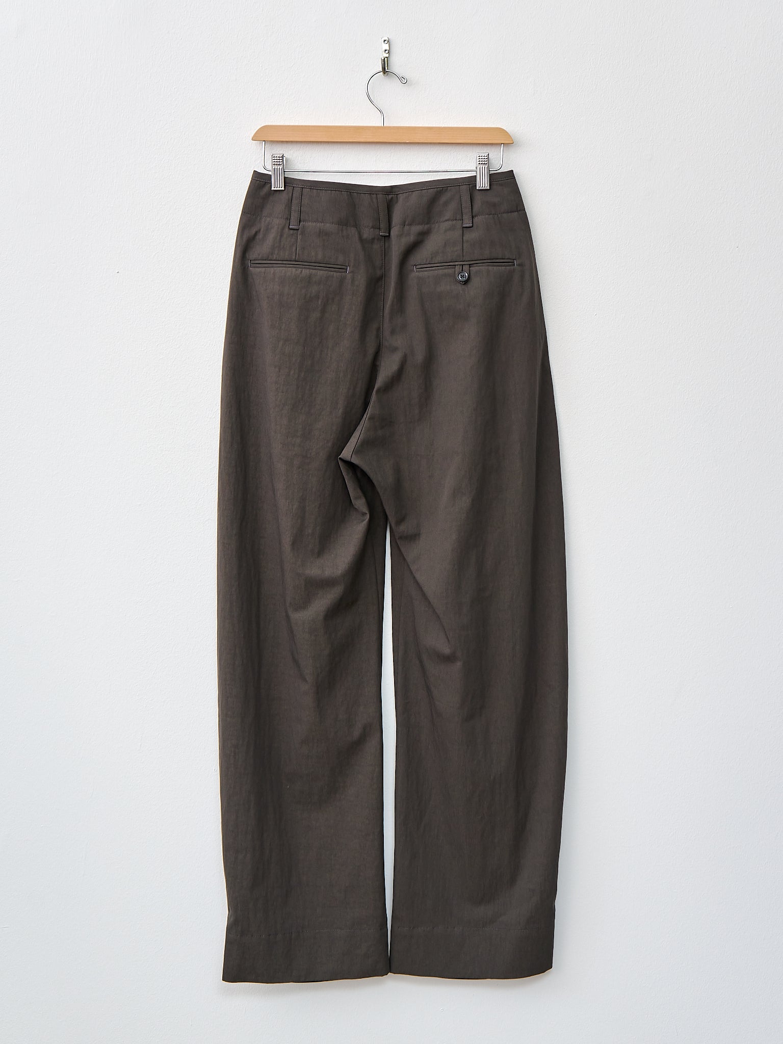 Namu Shop - Lemaire Curved Volume Pants - Dark Coffee